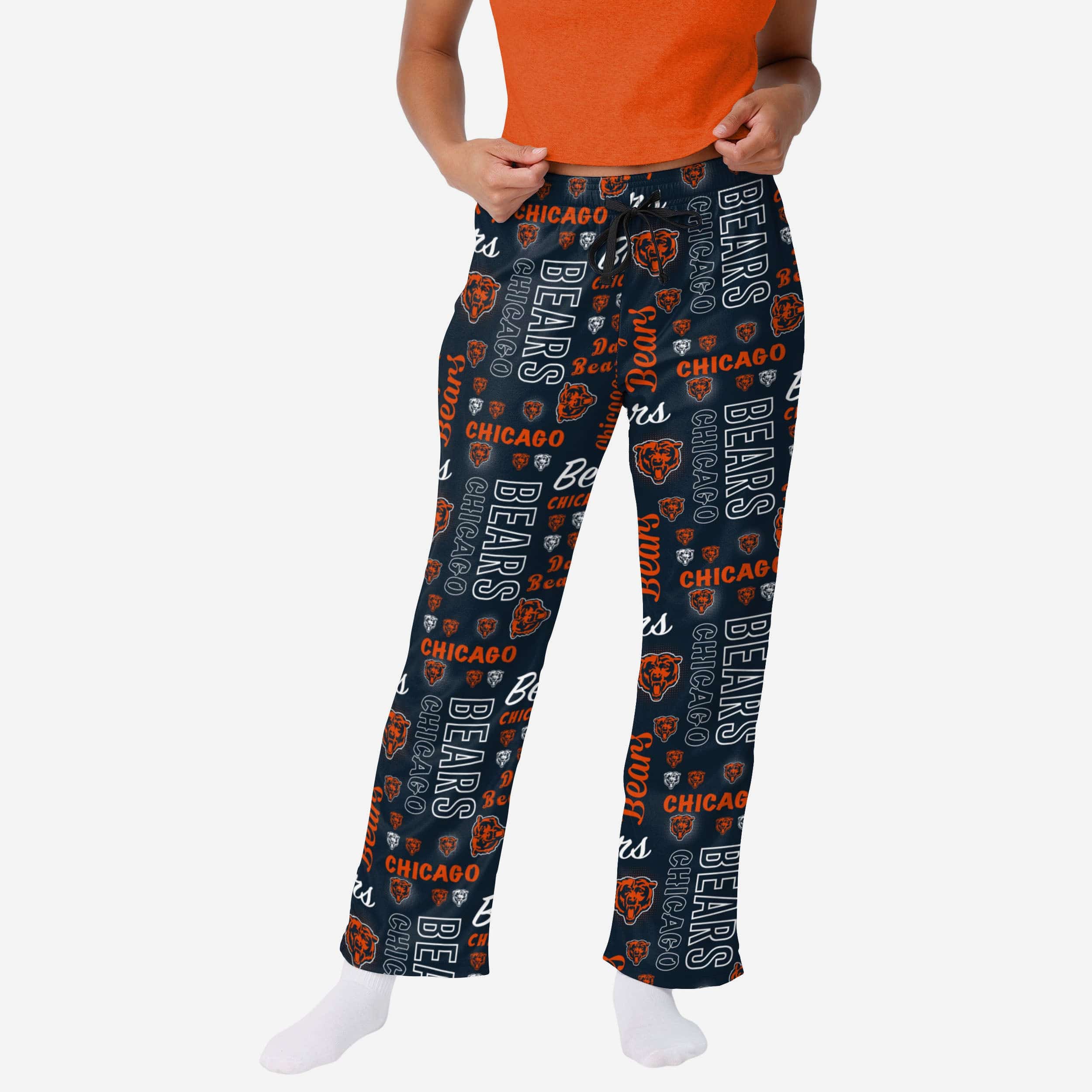 Chicago Bears Womens Mini Print Lounge Pants