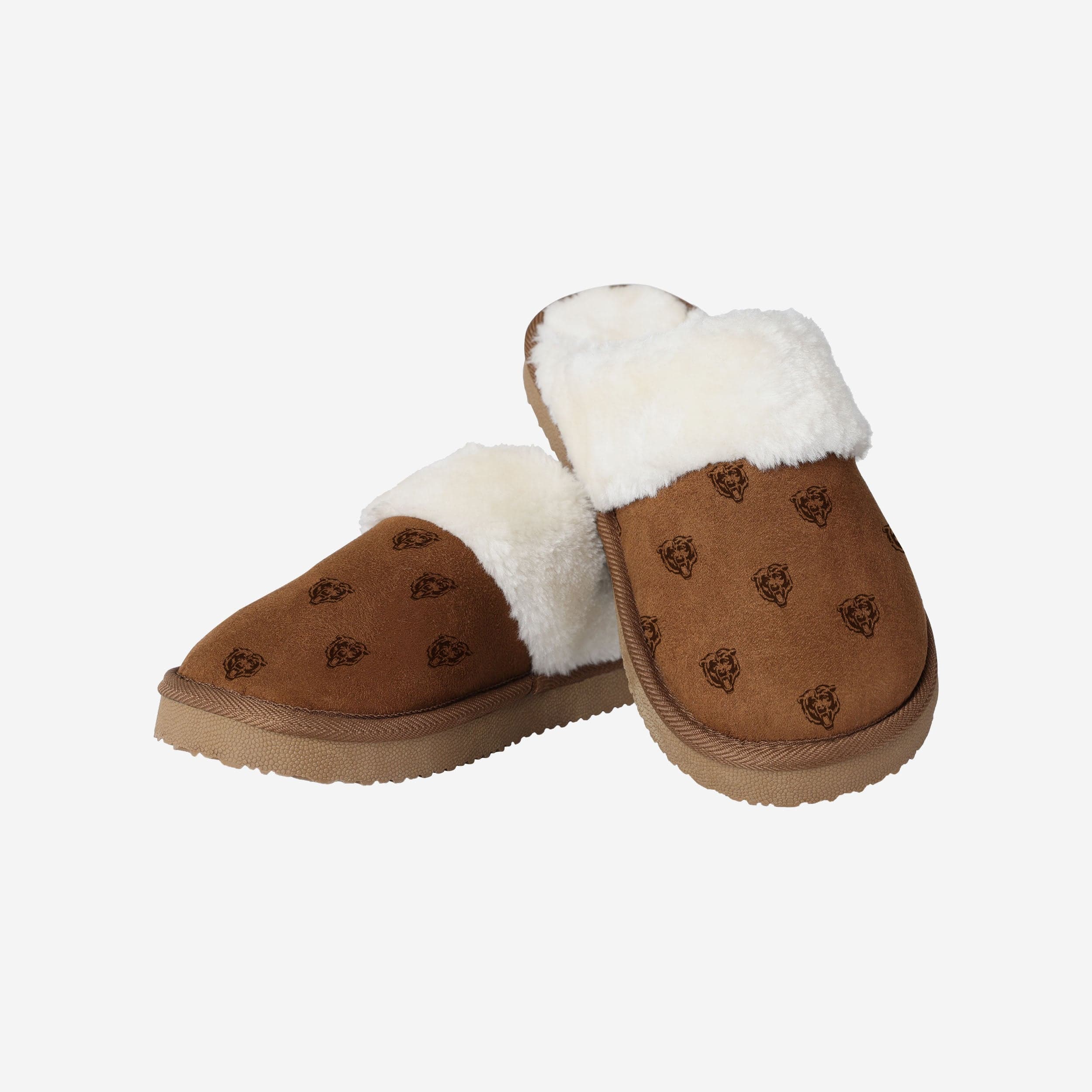 Chicago Bears Womens Repeat Logo Moccasin Slipper - Image 4