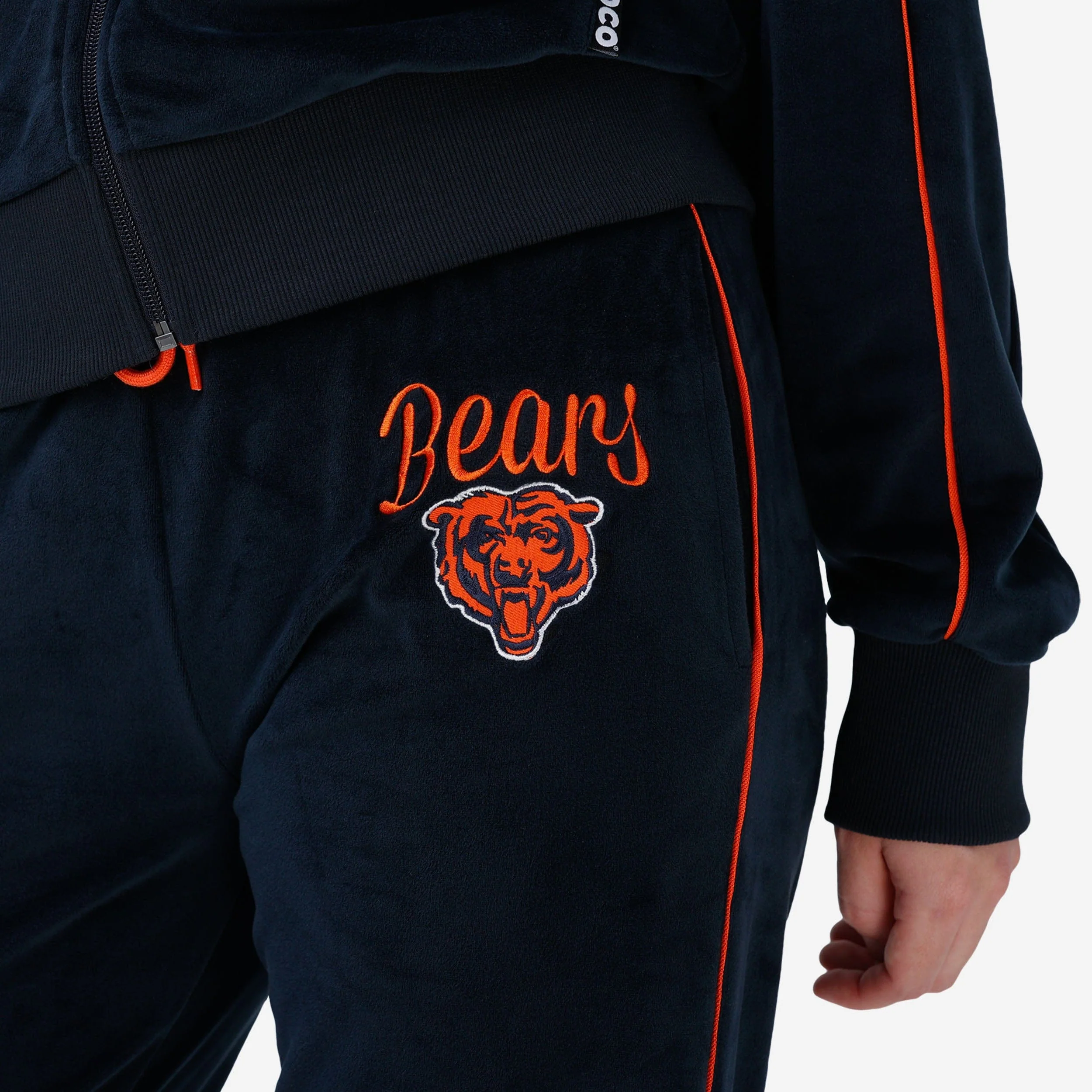 Chicago Bears Womens Velour Pants - Image 3