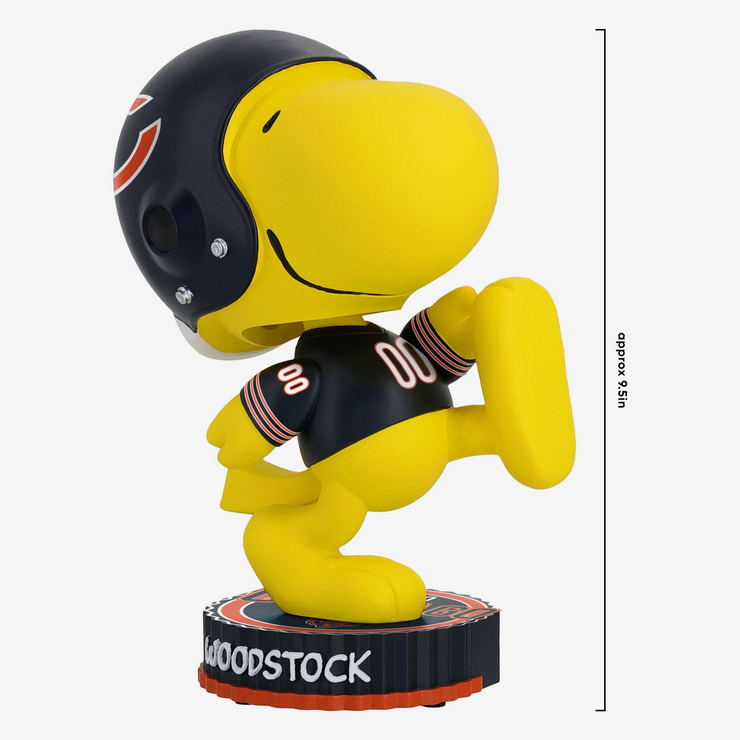 Chicago Bears Woodstock Peanuts Bighead Bobblehead - Image 4