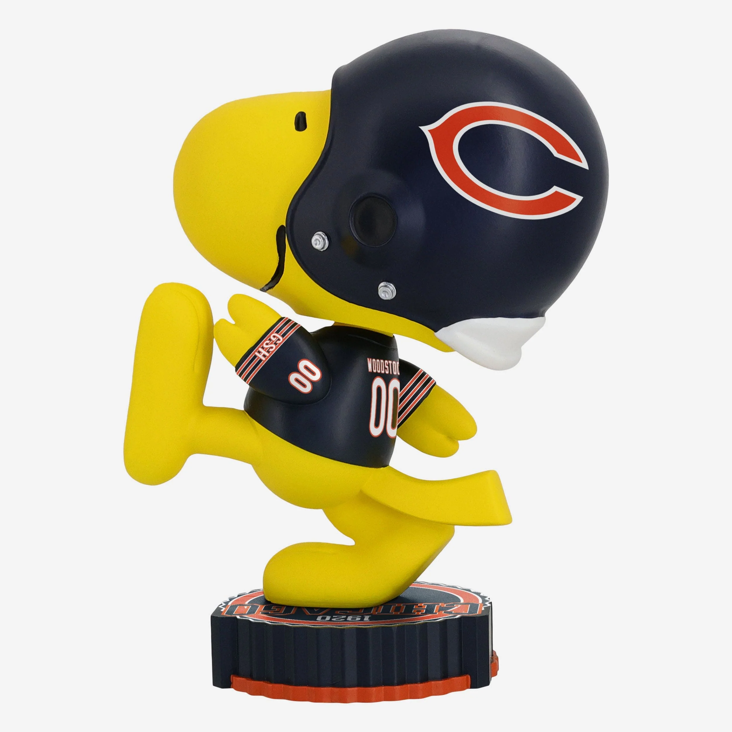 Chicago Bears Woodstock Peanuts Bighead Bobblehead - Image 5