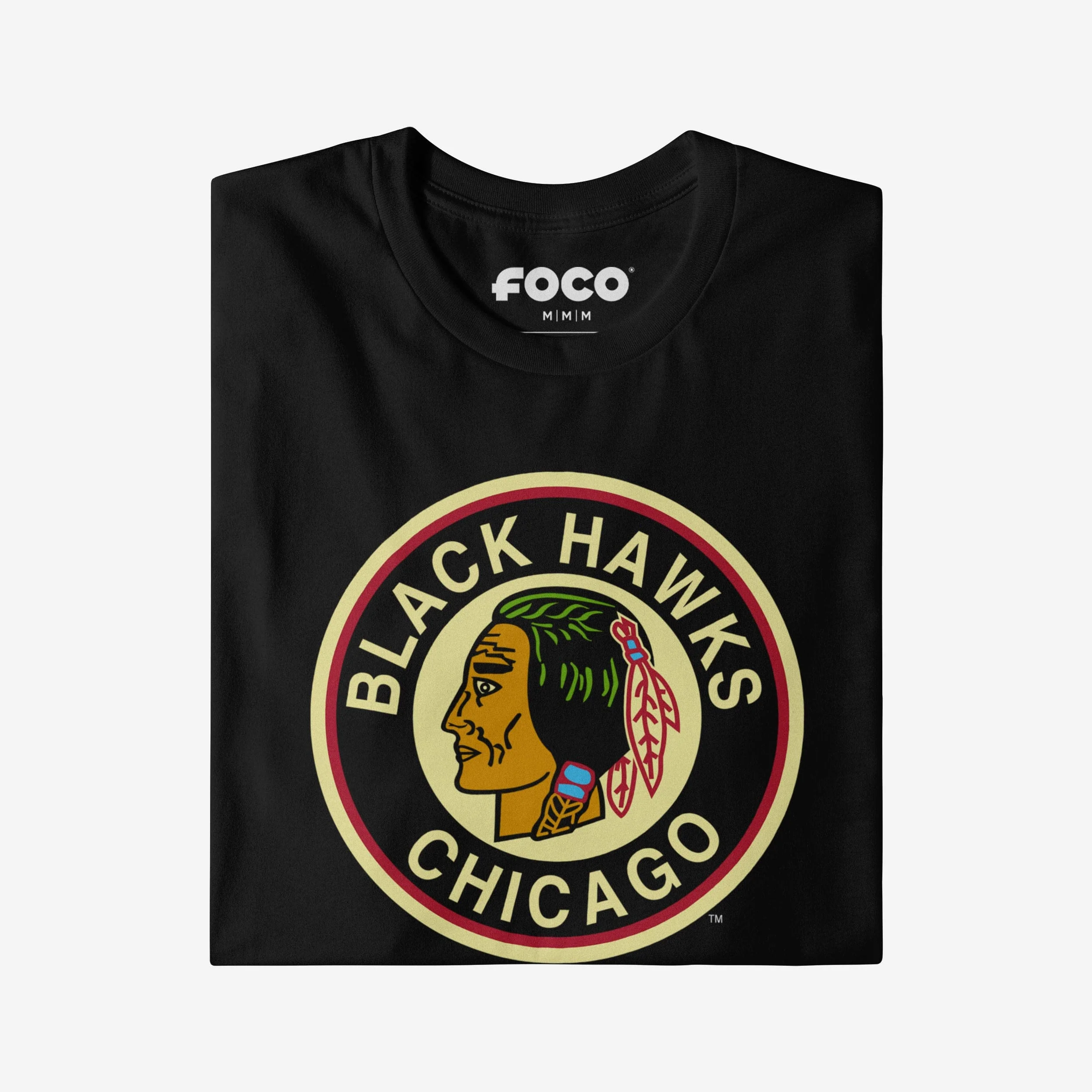 Chicago Blackhawks 1941 Retro Logo T-Shirt - Image 3