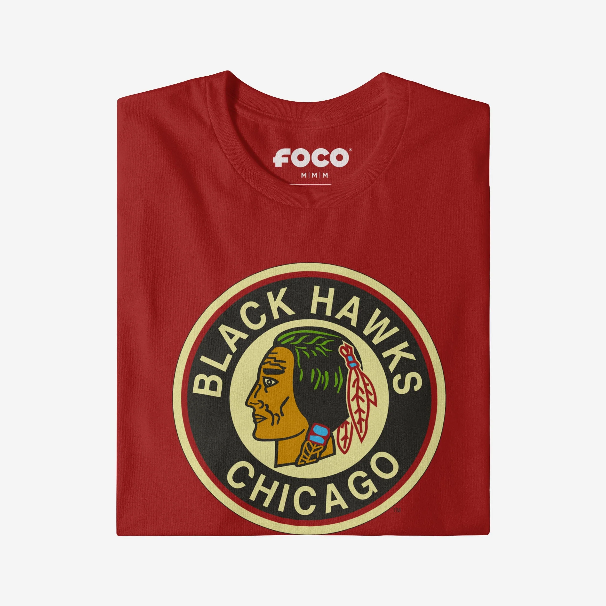 Chicago Blackhawks 1941 Retro Logo T-Shirt - Image 6