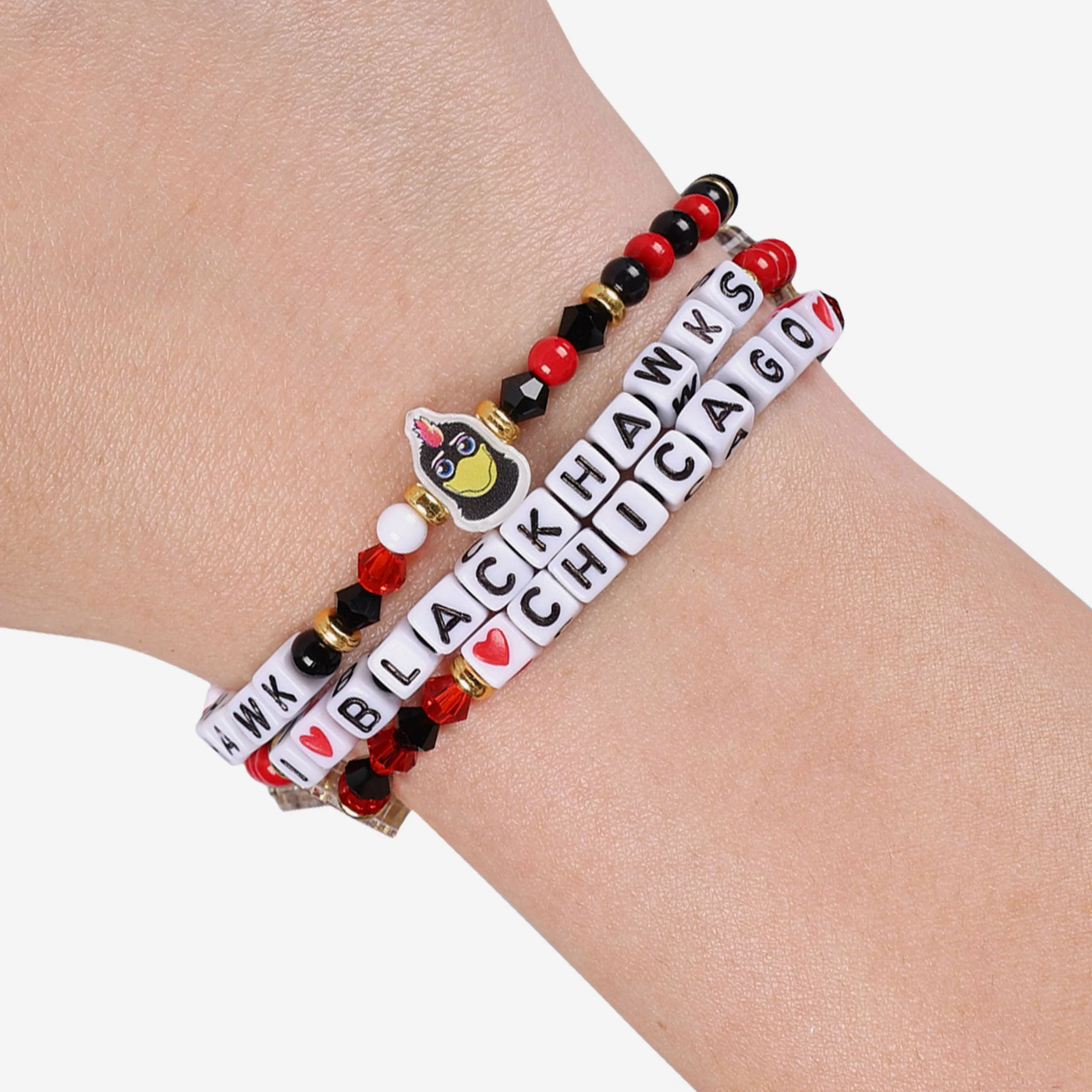 Chicago Blackhawks 3 Pack Friendship Bracelet - Image 4