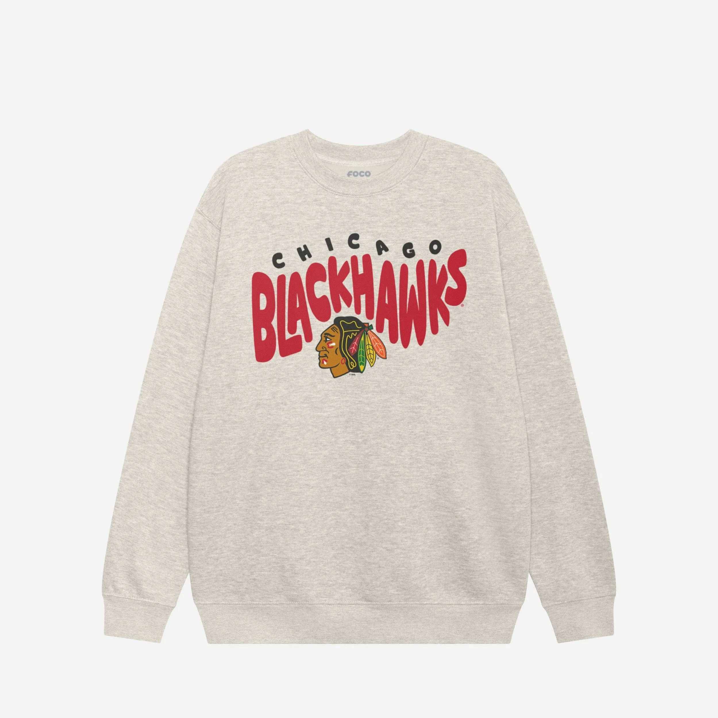 Chicago Blackhawks Bubble Crew Neck Sweatshirt