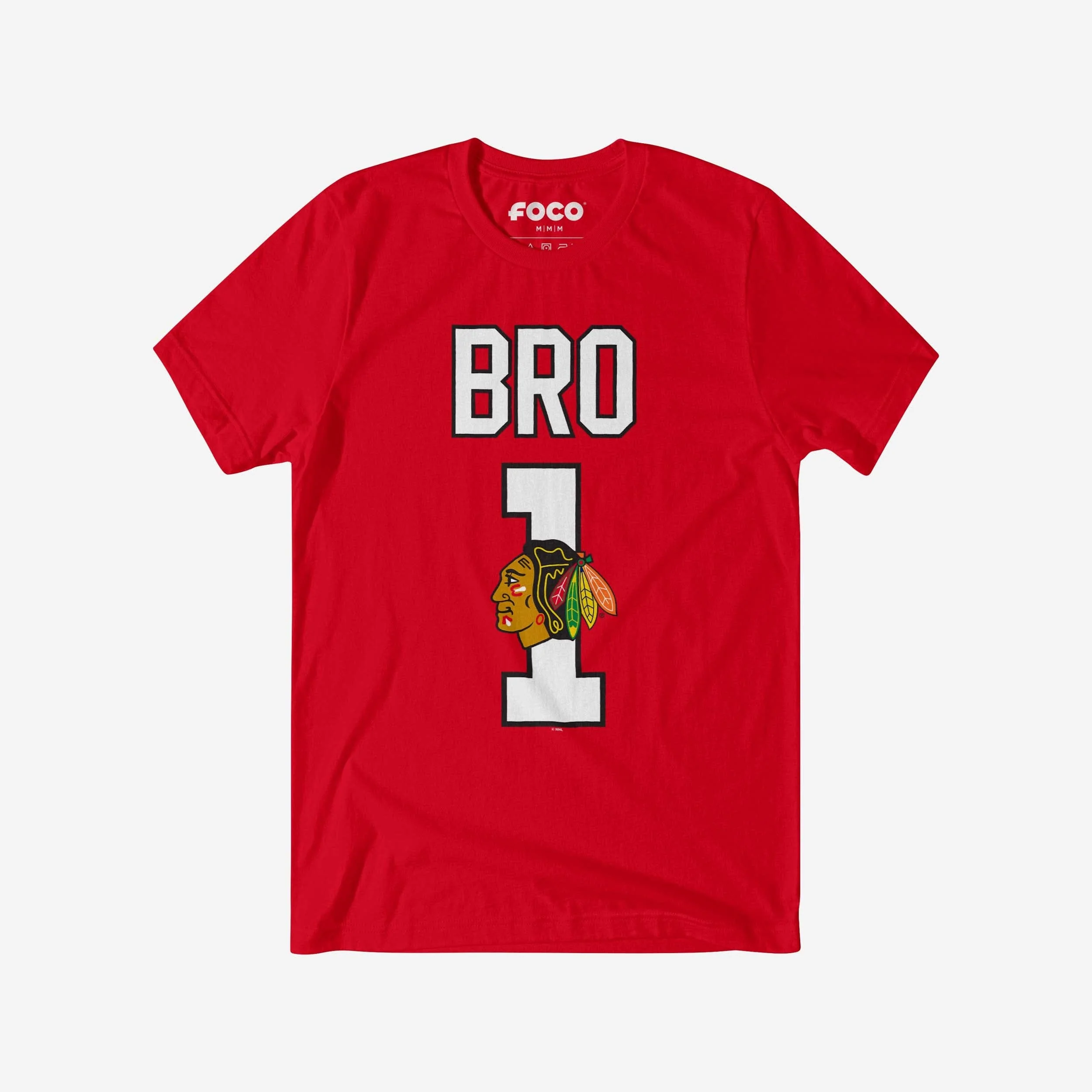 Chicago Blackhawks Number 1 Bro T-Shirt