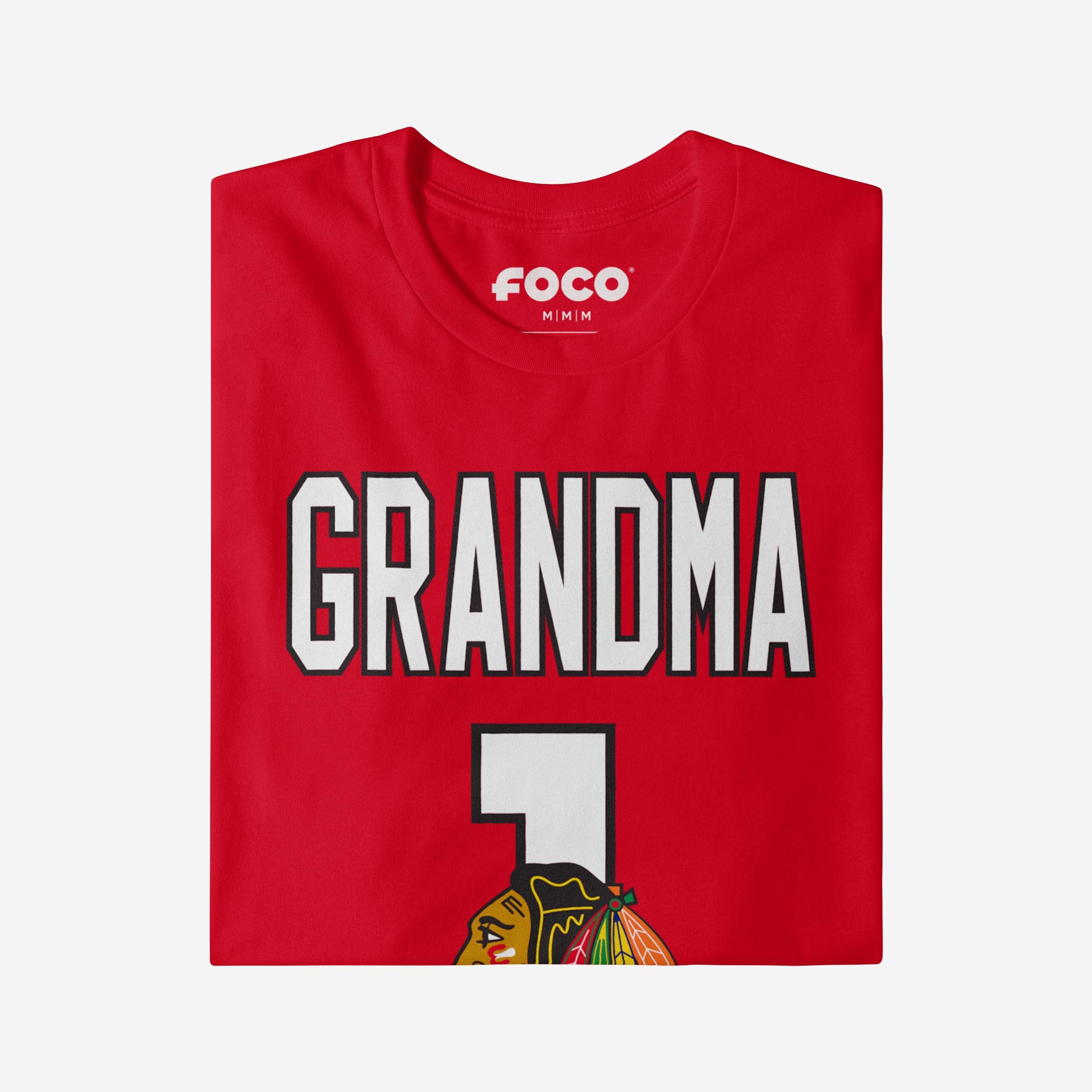 Chicago Blackhawks Number 1 Grandma T-Shirt - Image 3