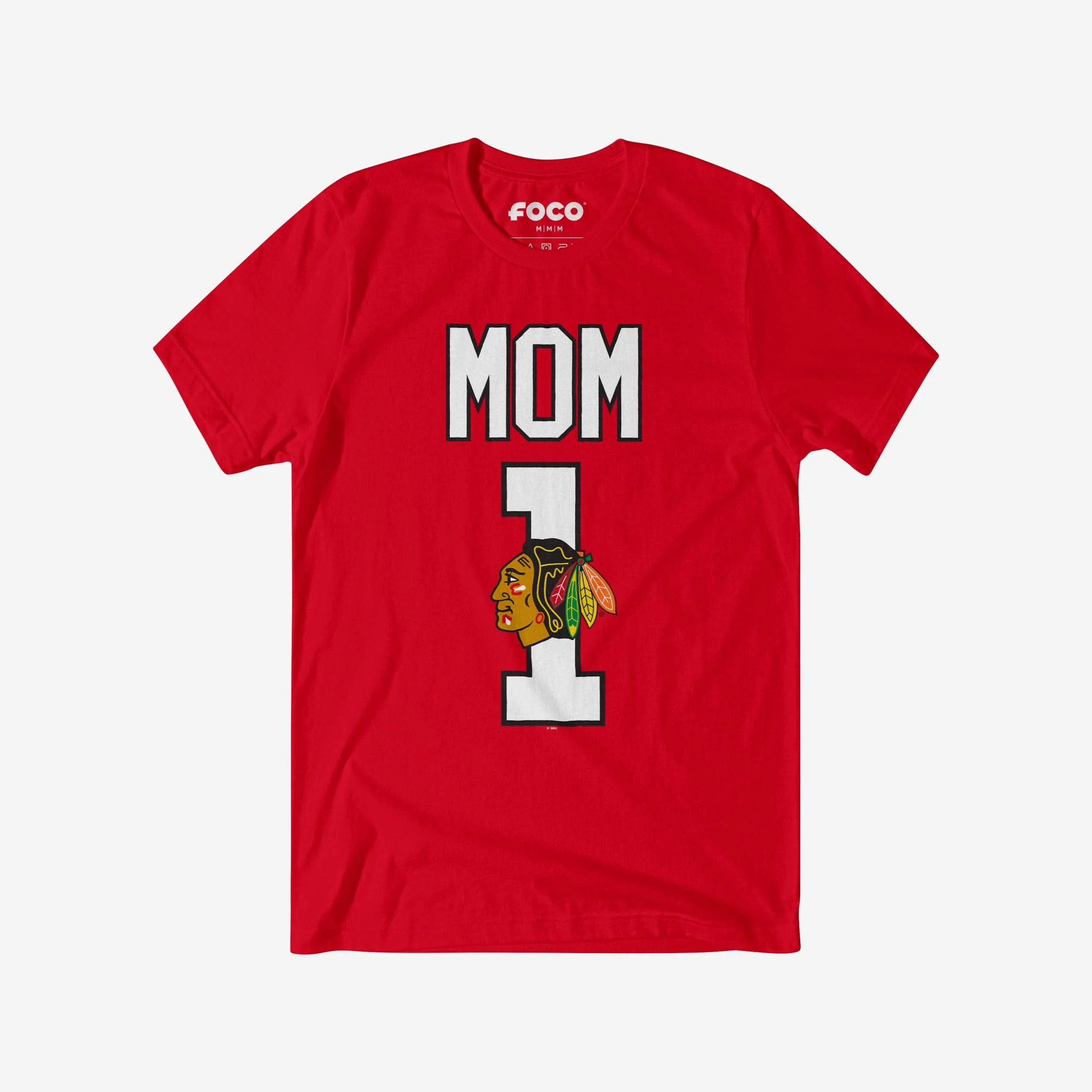 Chicago Blackhawks Number 1 Mom T-Shirt