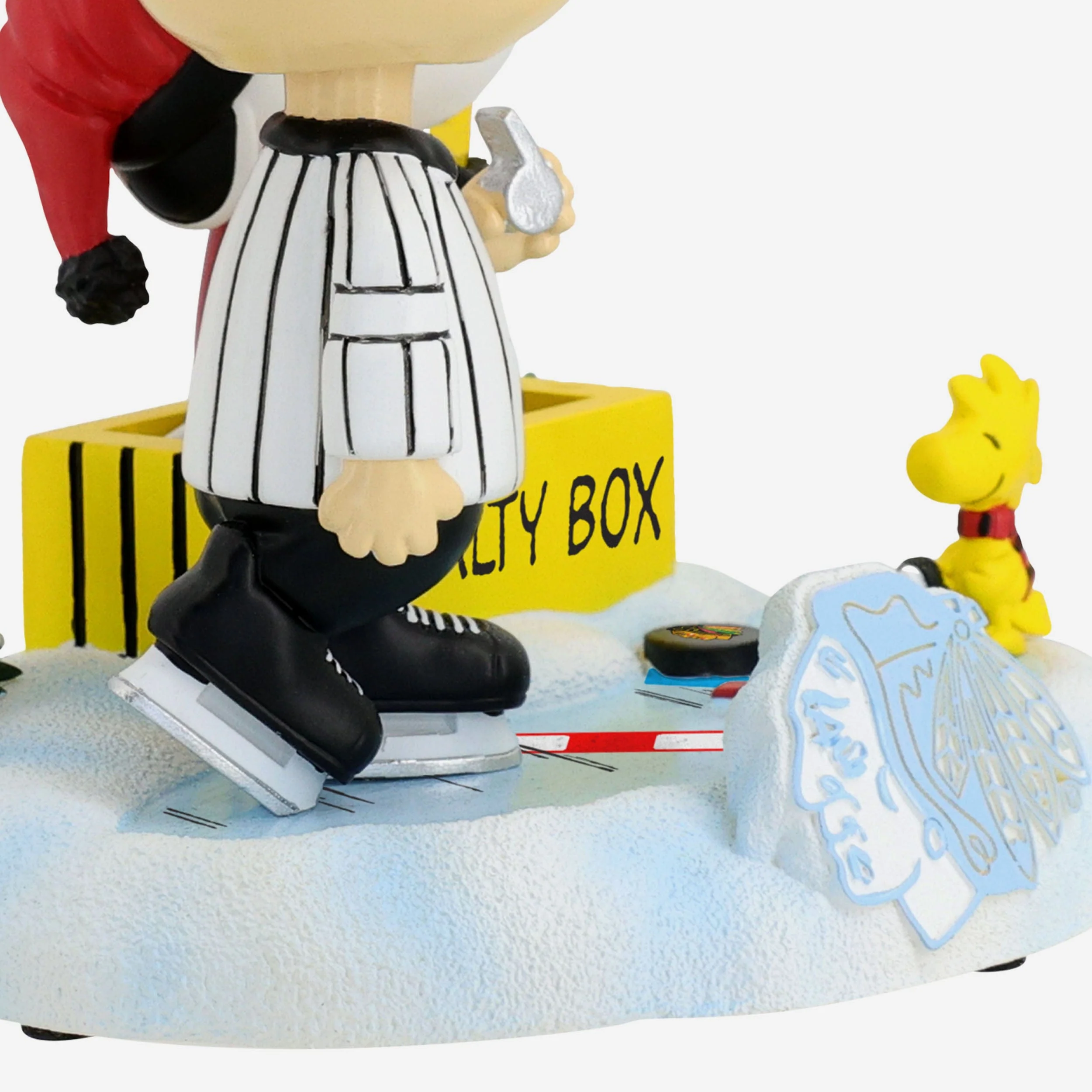 Chicago Blackhawks Peanuts Penalty Box Bobblehead - Image 4