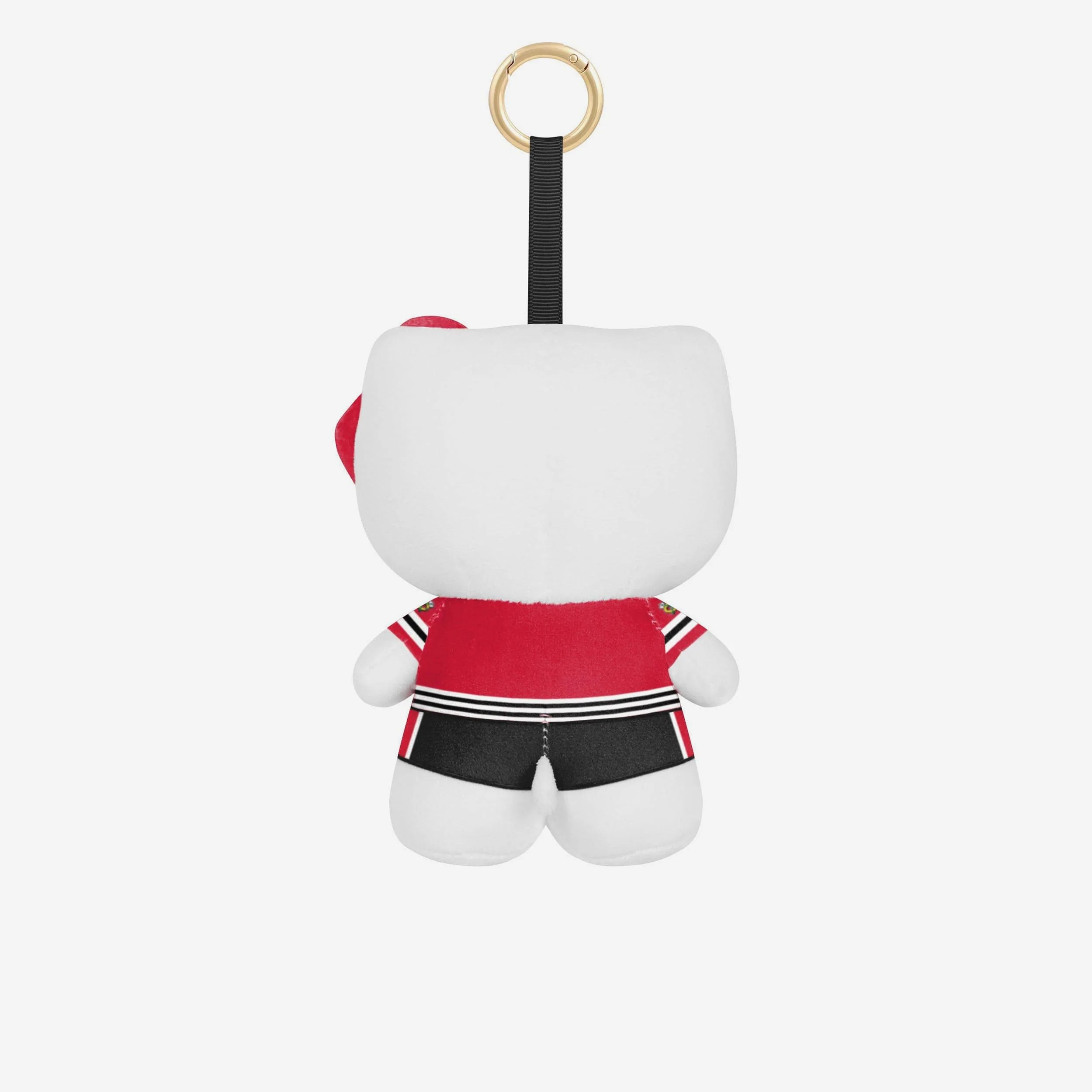 Chicago Blackhawks Plush Hello Kitty® Bag Charm Keychain - Image 2