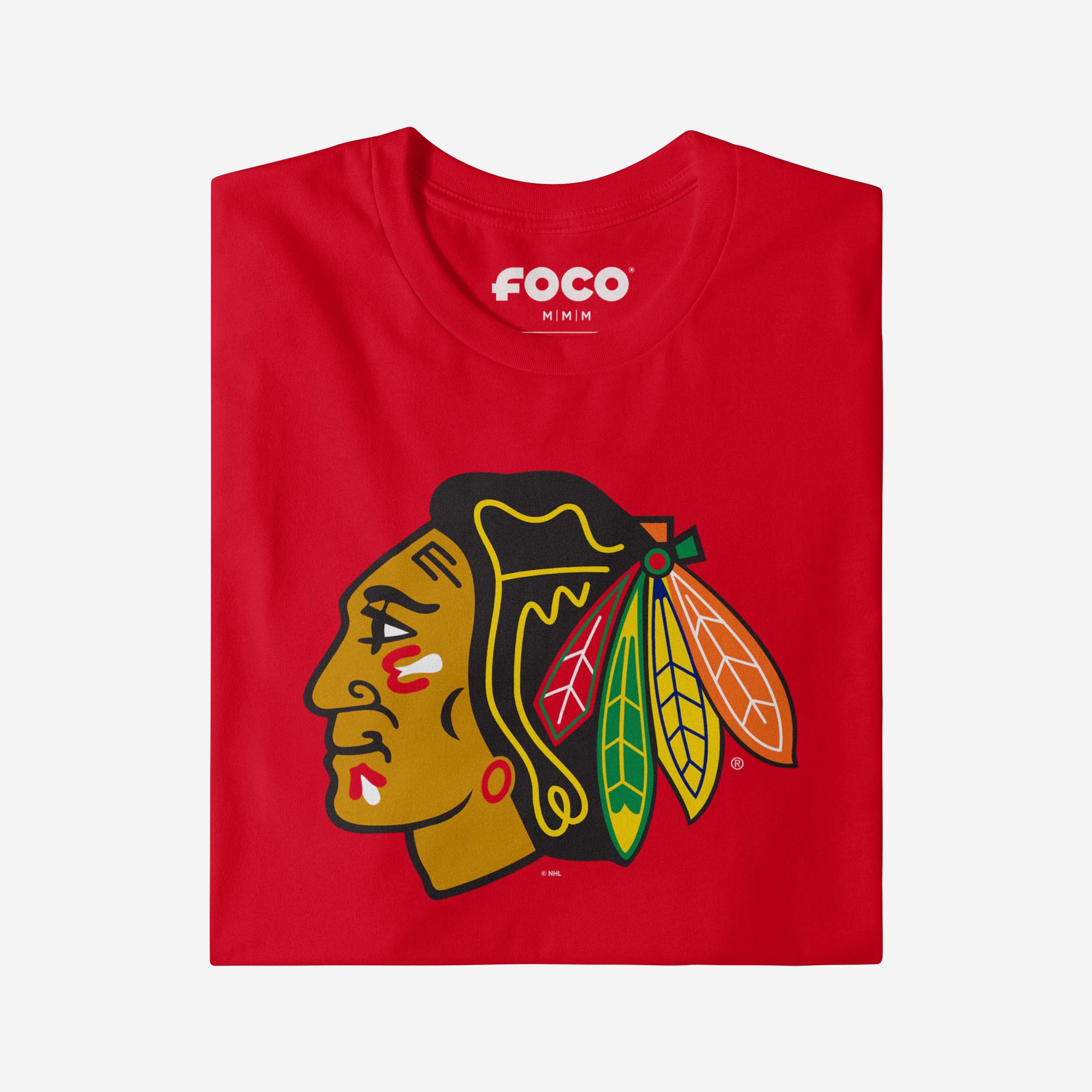 Chicago Blackhawks Primary Logo Long Sleeve T-Shirt - Image 3