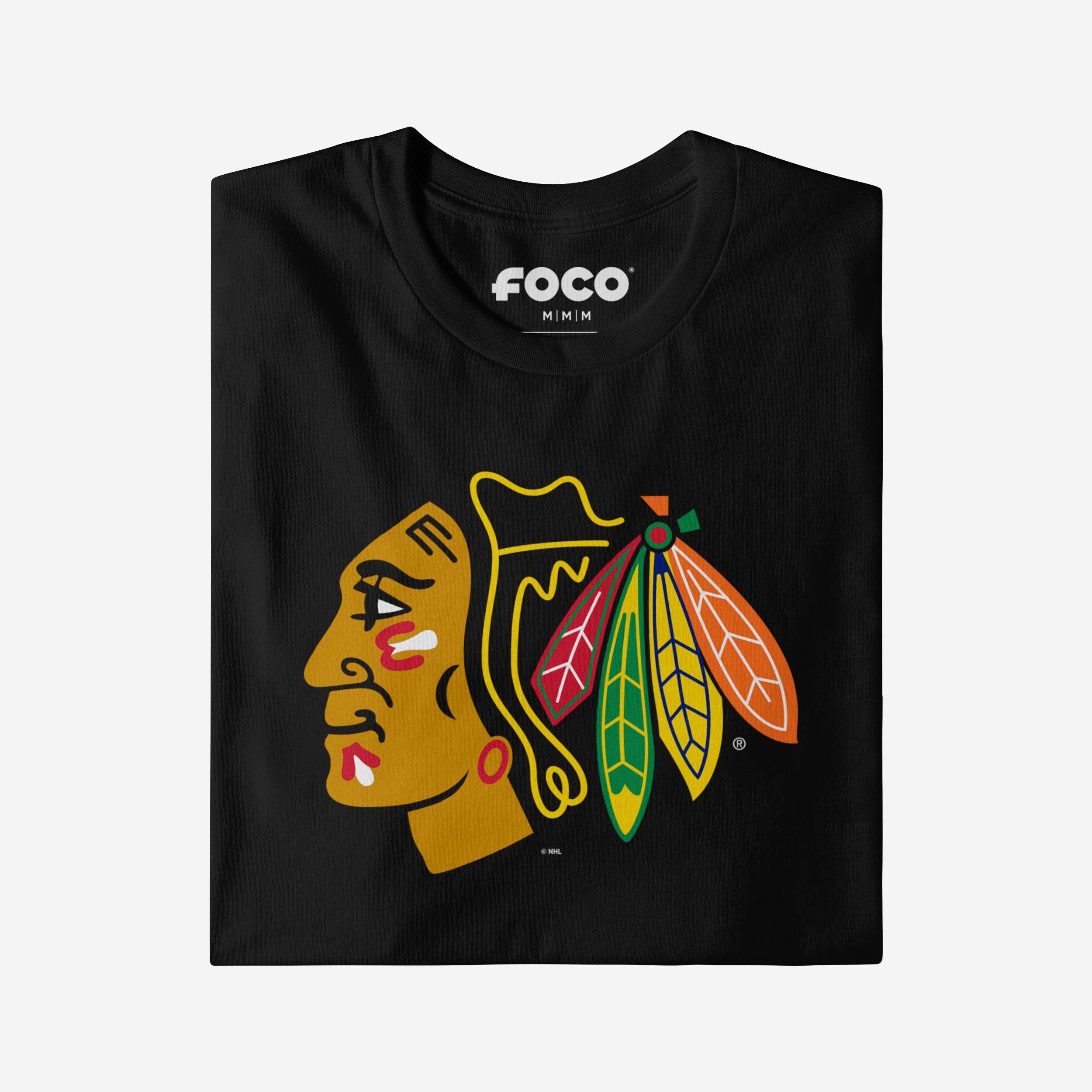 Chicago Blackhawks Primary Logo Long Sleeve T-Shirt - Image 9