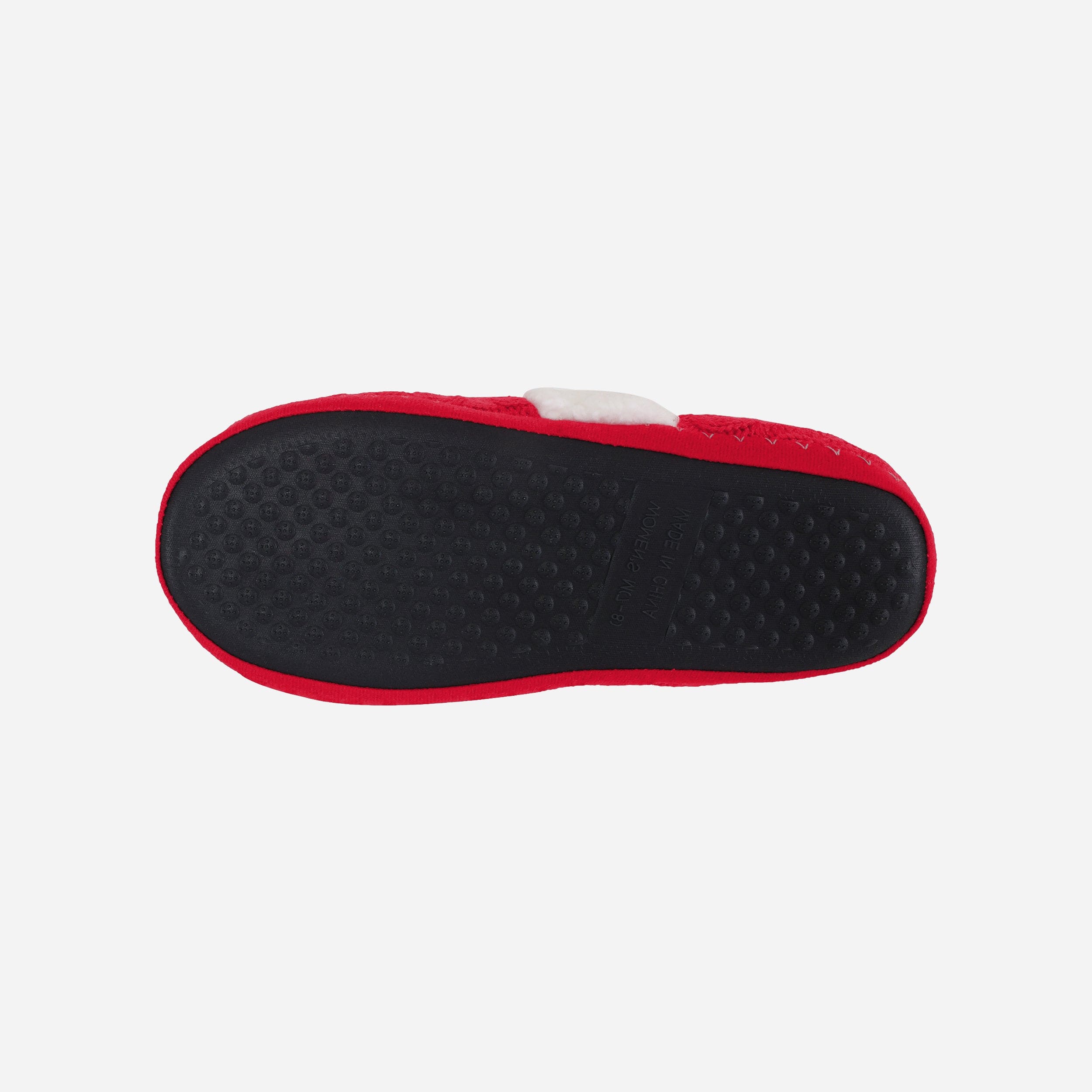 Chicago Blackhawks Womens Team Color Moccasin Slipper - Image 5