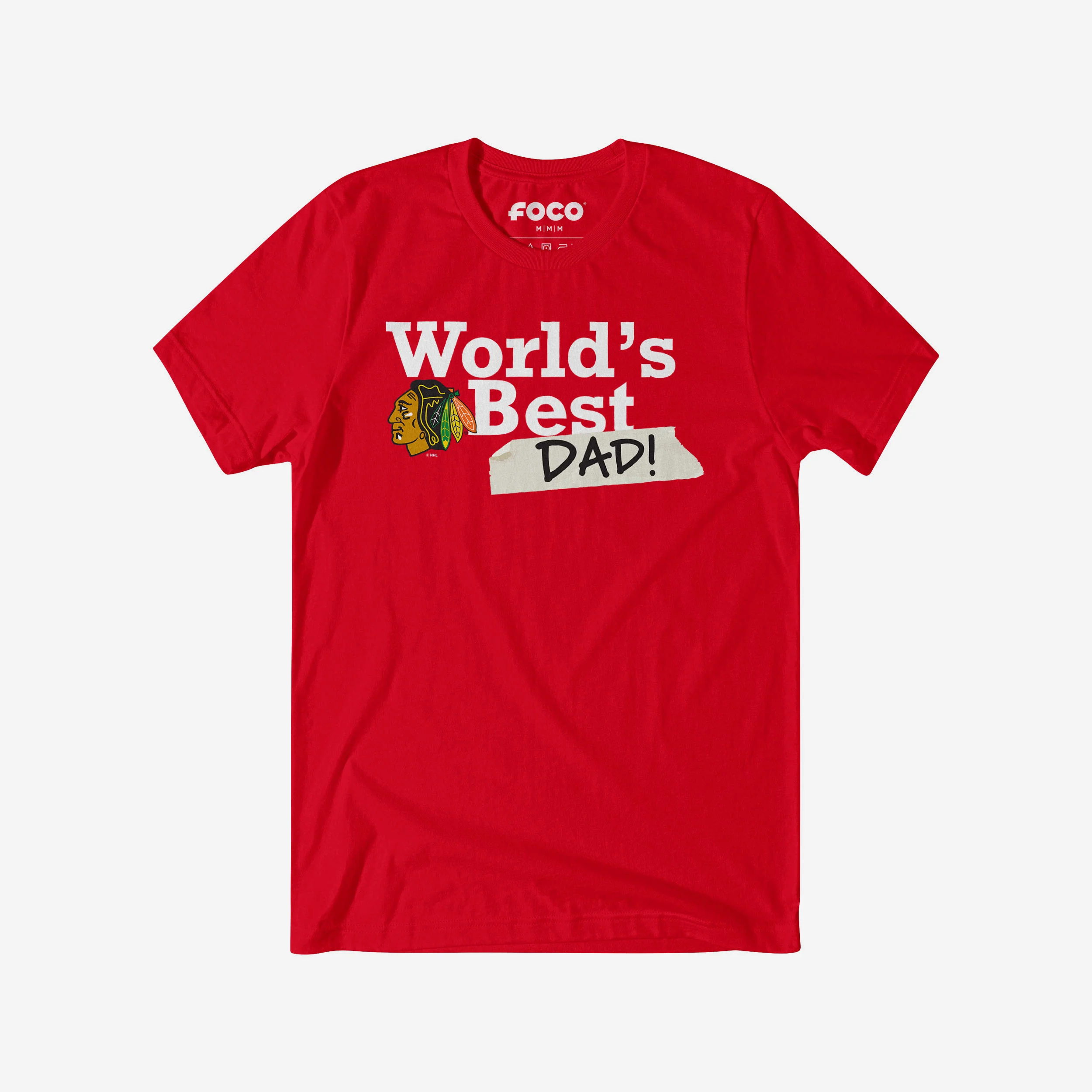 Chicago Blackhawks World's Best Dad T-Shirt