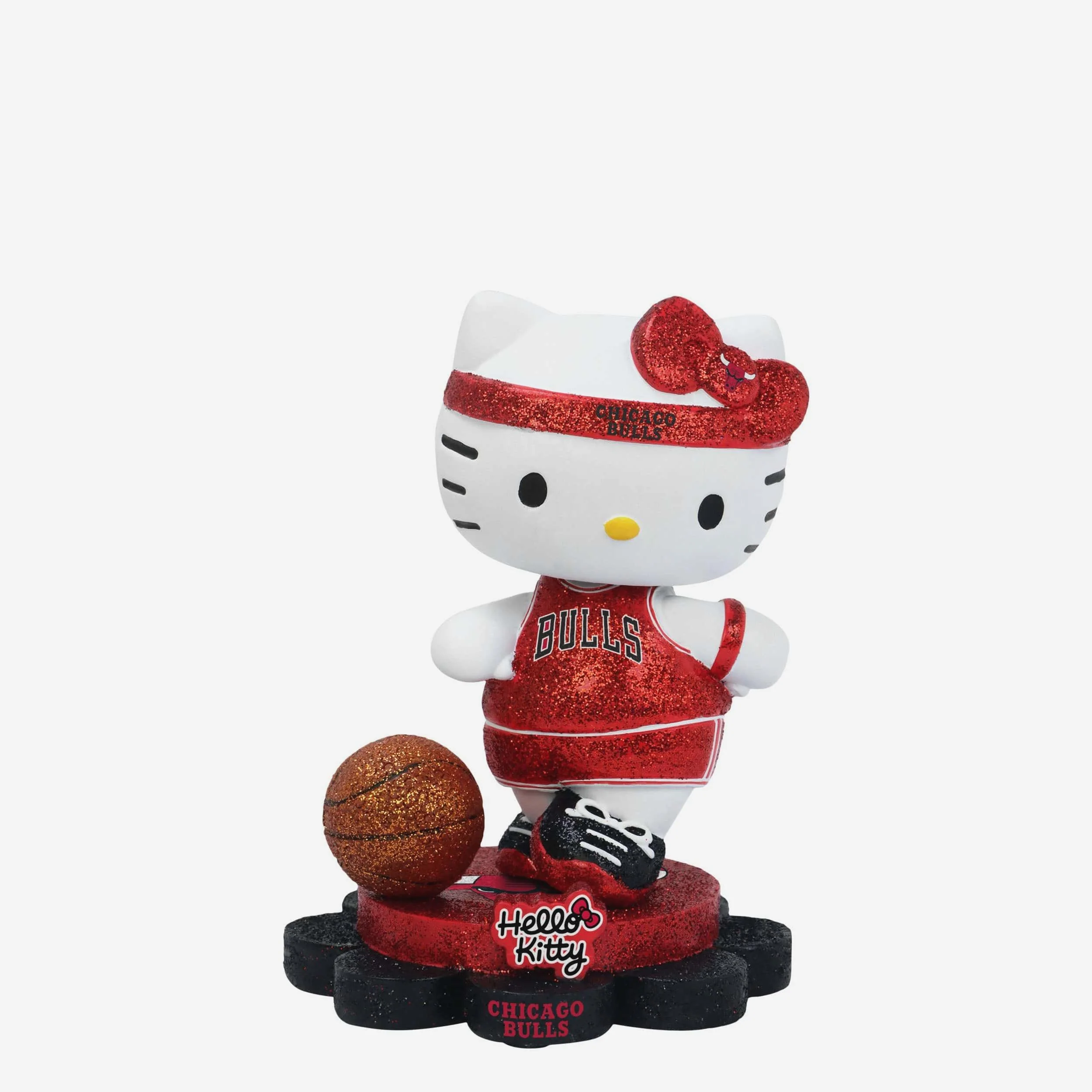 Chicago Bulls Hello Kitty® Glitter Mini Bobblehead