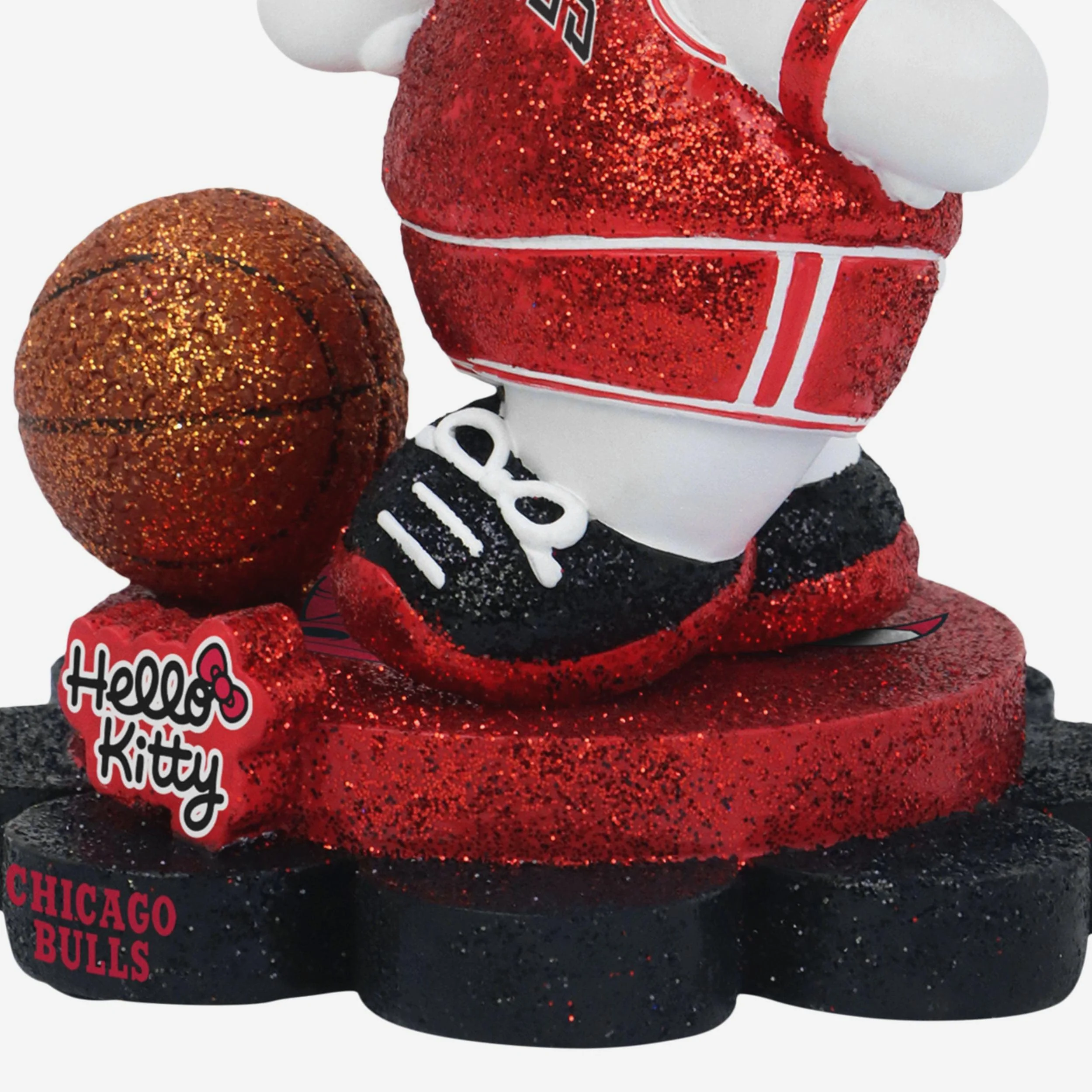 Chicago Bulls Hello Kitty® Glitter Mini Bobblehead - Image 3