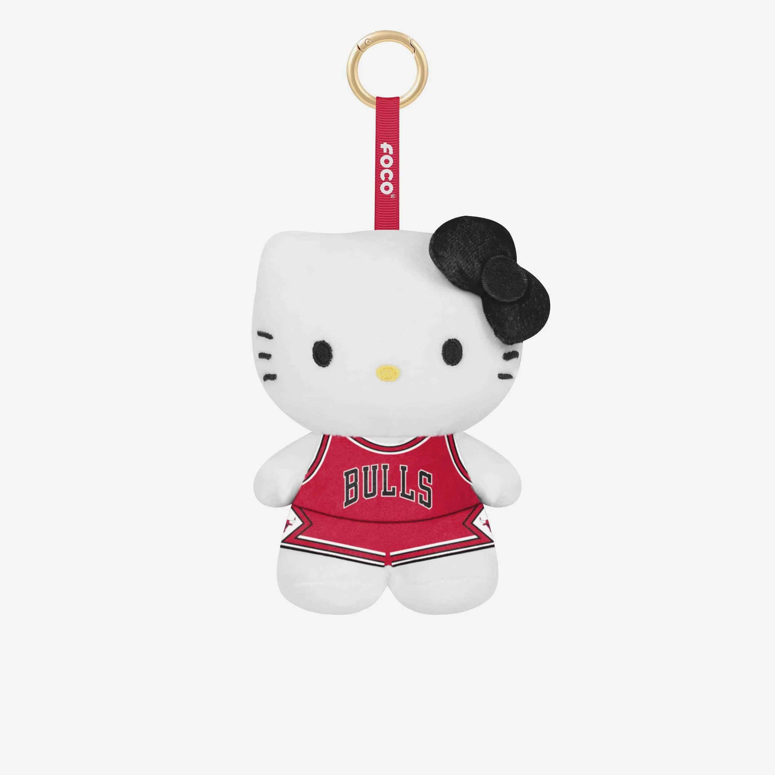Chicago Bulls Plush Hello Kitty® Bag Charm Keychain
