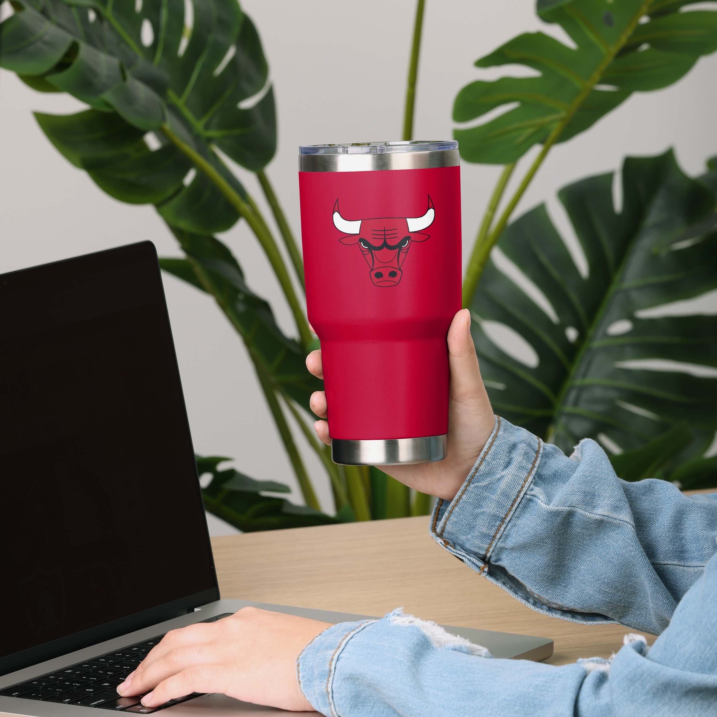 Chicago Bulls Team Logo 30 oz Tumbler - Image 2