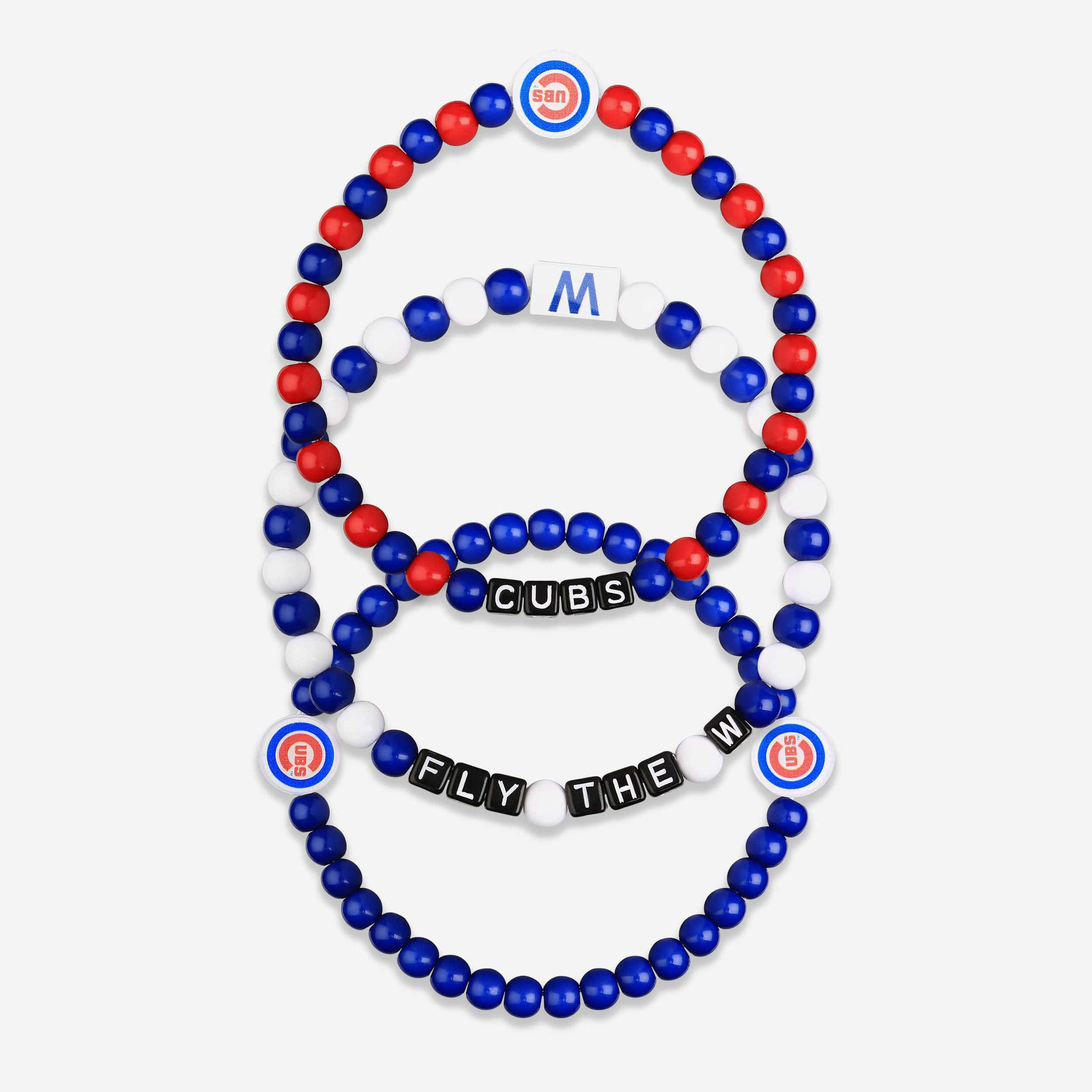 Chicago Cubs 3 Pack Beaded Friendship Bracelet