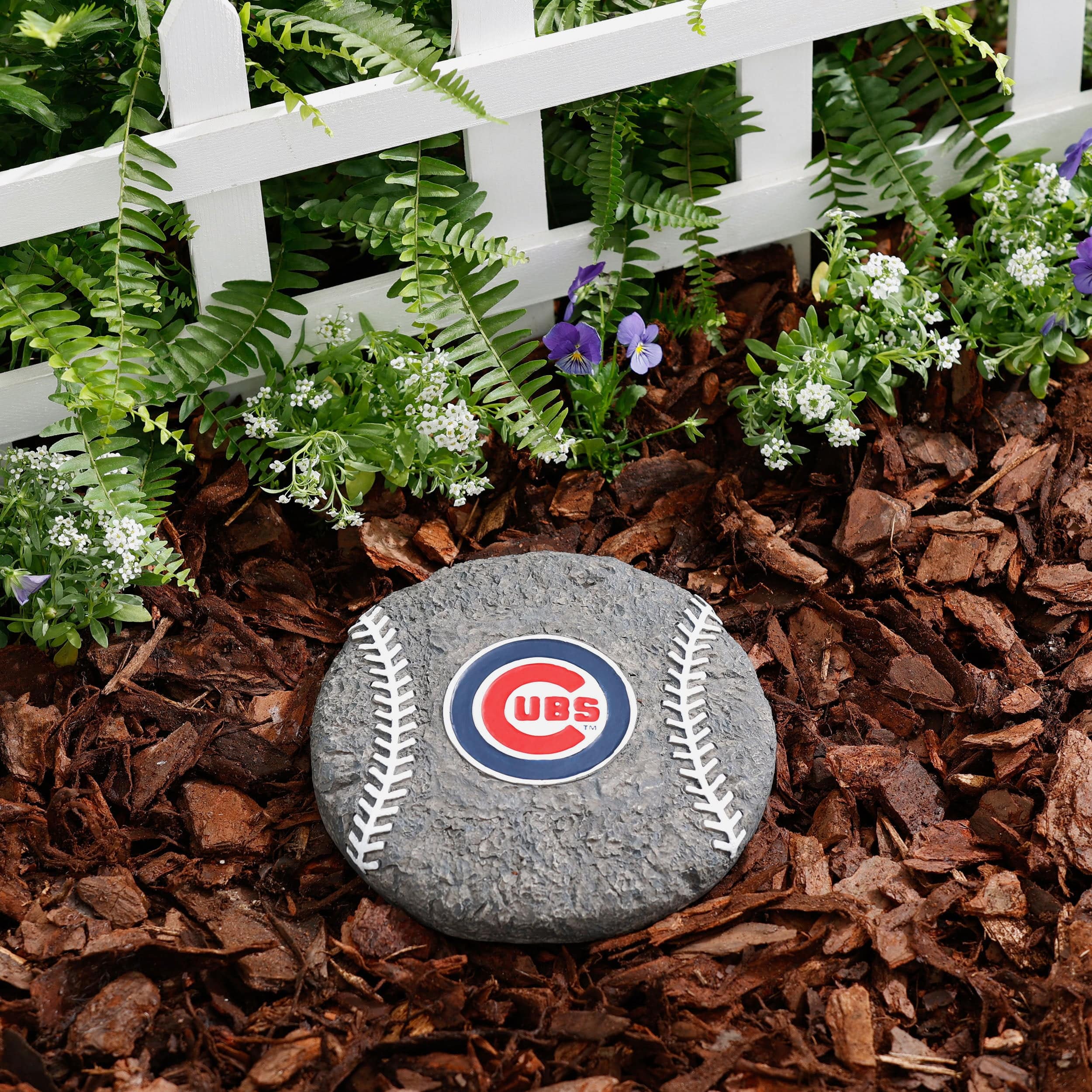 Chicago Cubs Ball Garden Stone - Image 2