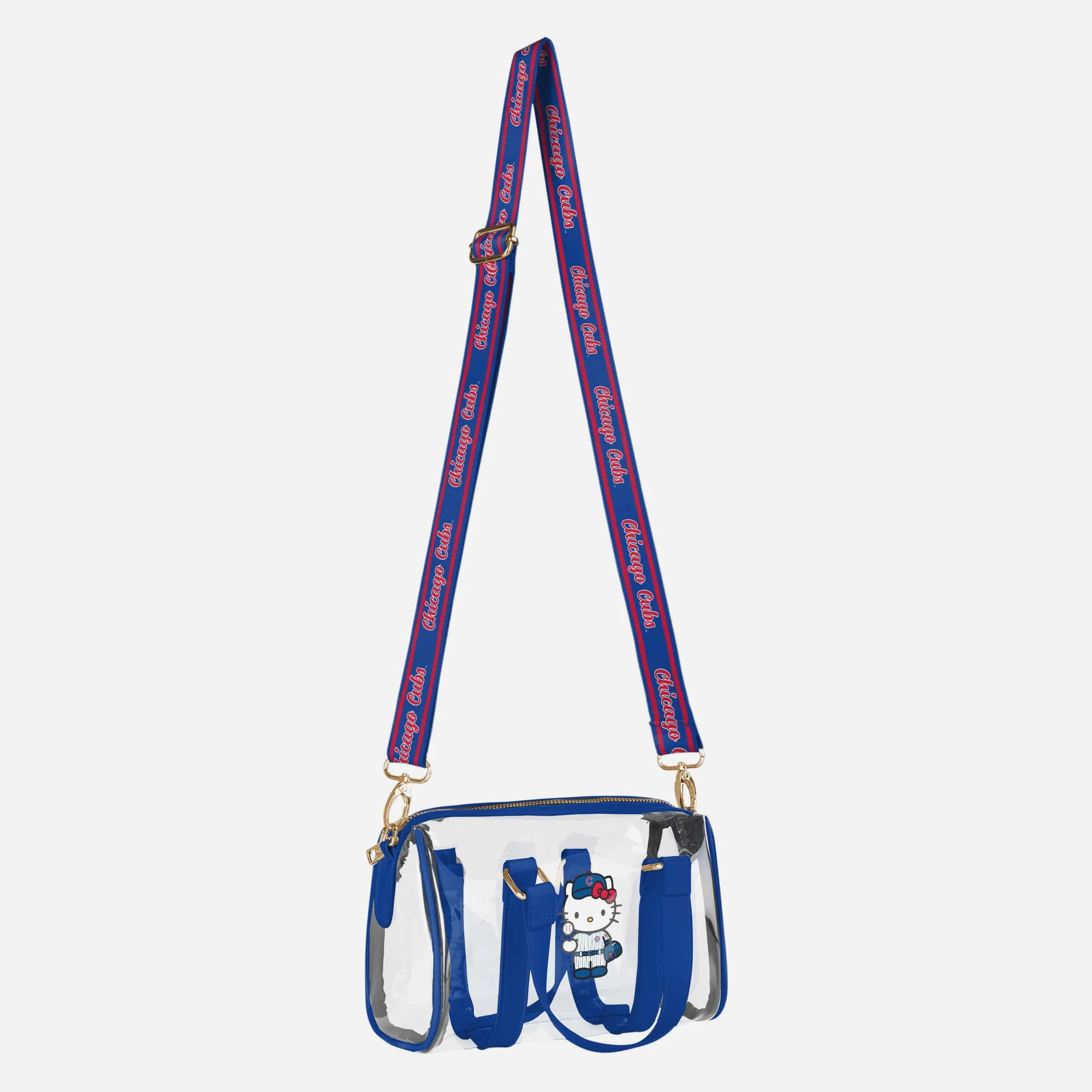Chicago Cubs Hello Kitty® Clear Barrel Bag - Image 2