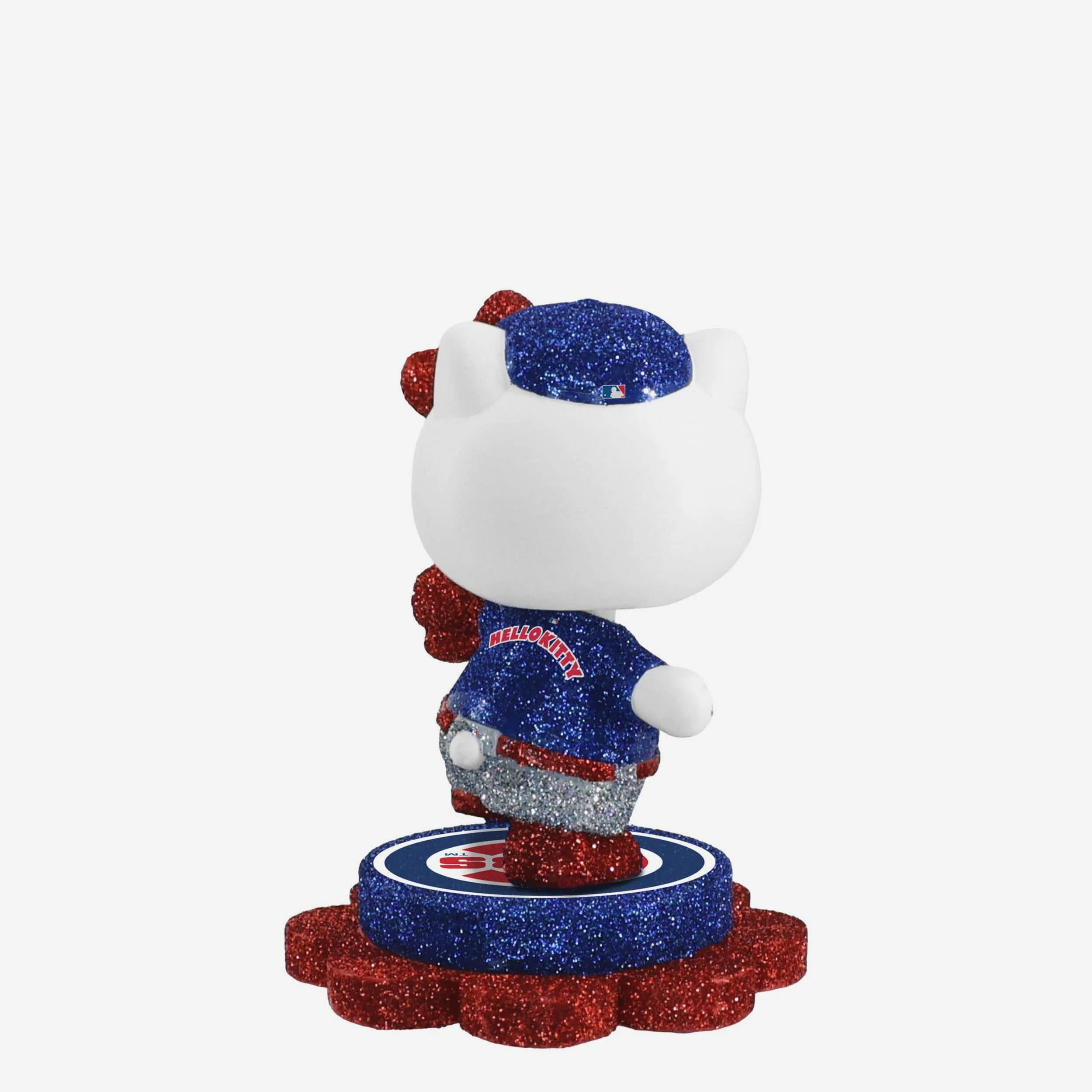 Chicago Cubs Hello Kitty® Glitter Mini Bobblehead - Image 5