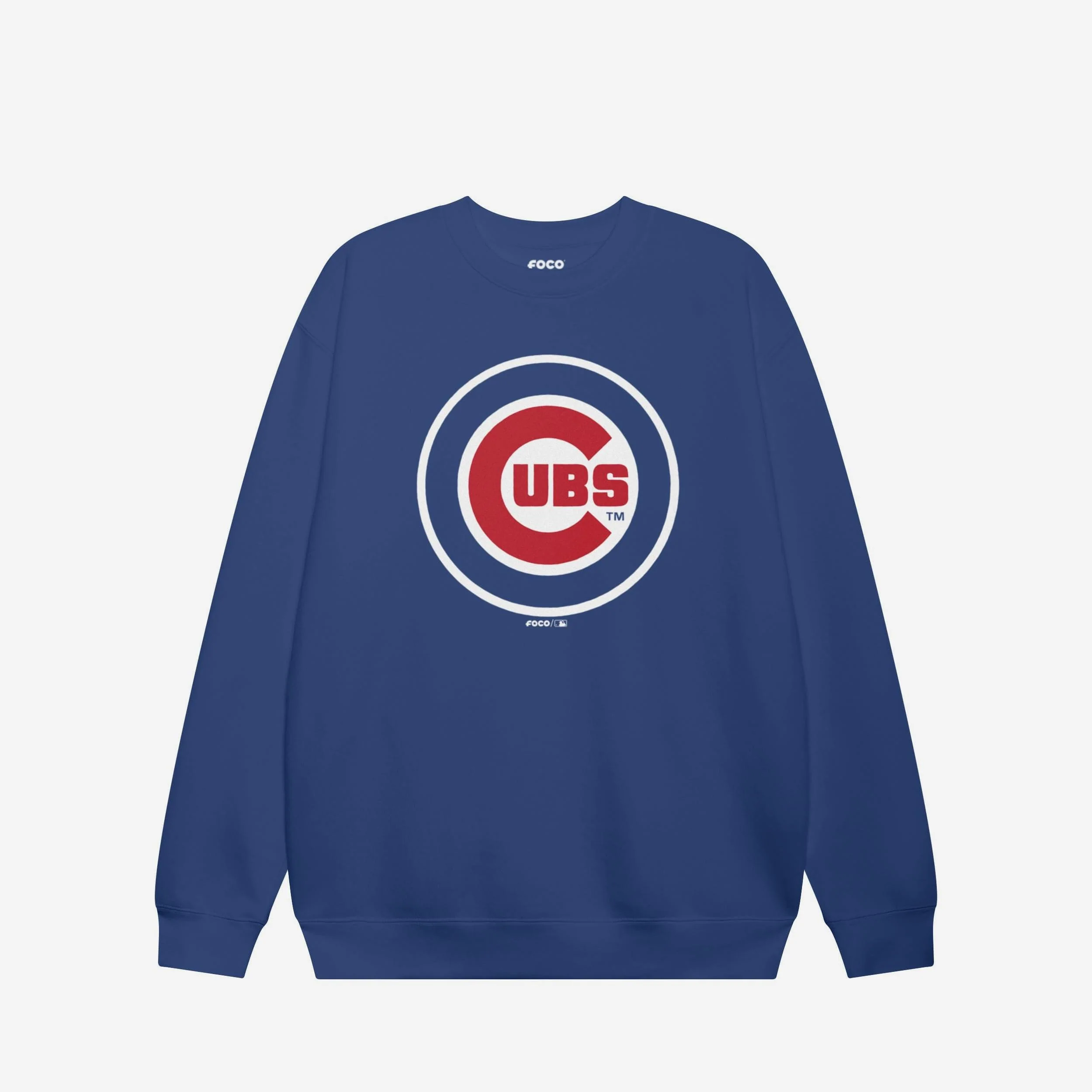 Chicago Cubs Primary Logo Crew Neck Sweatshirt