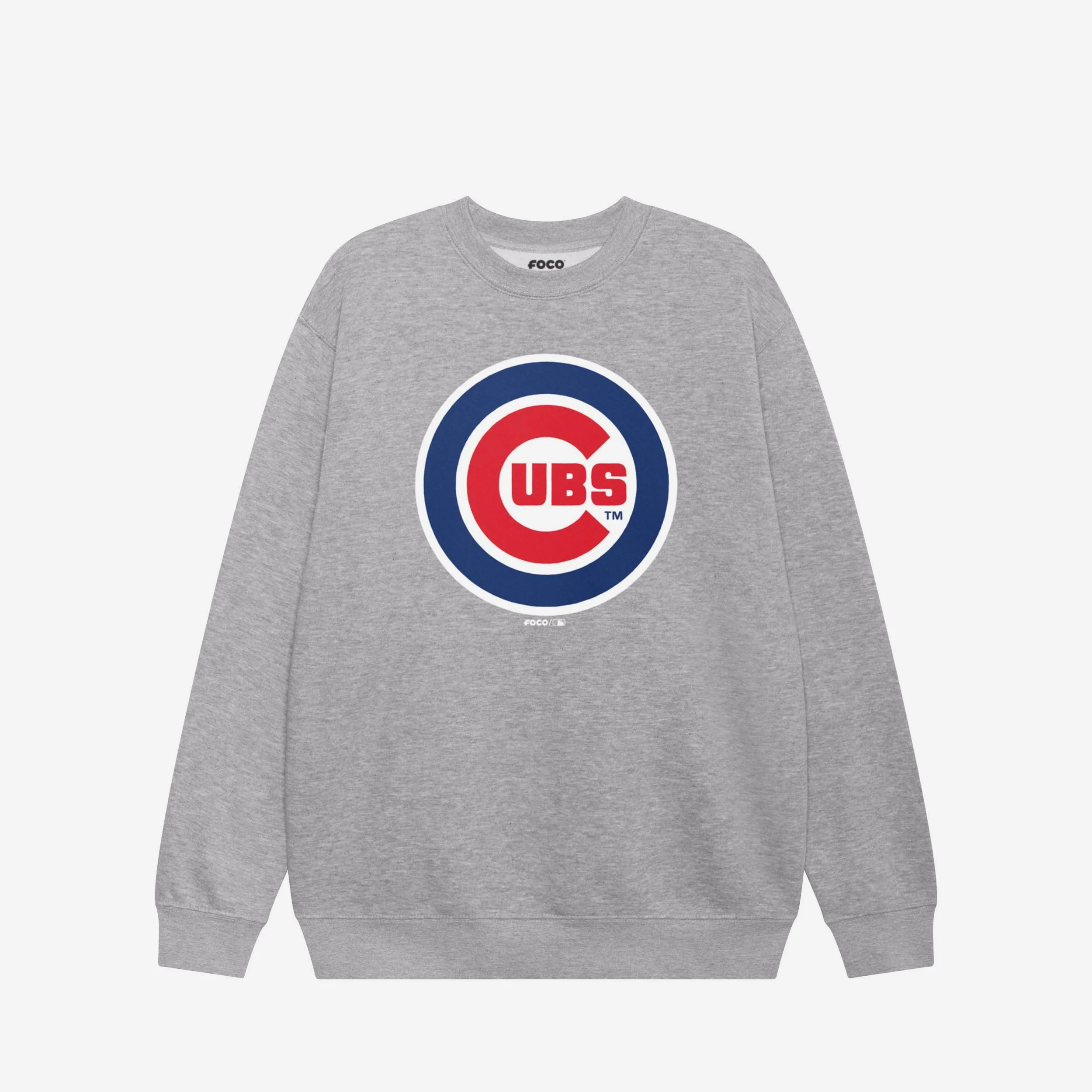 Chicago Cubs Primary Logo Crew Neck Sweatshirt - Image 3