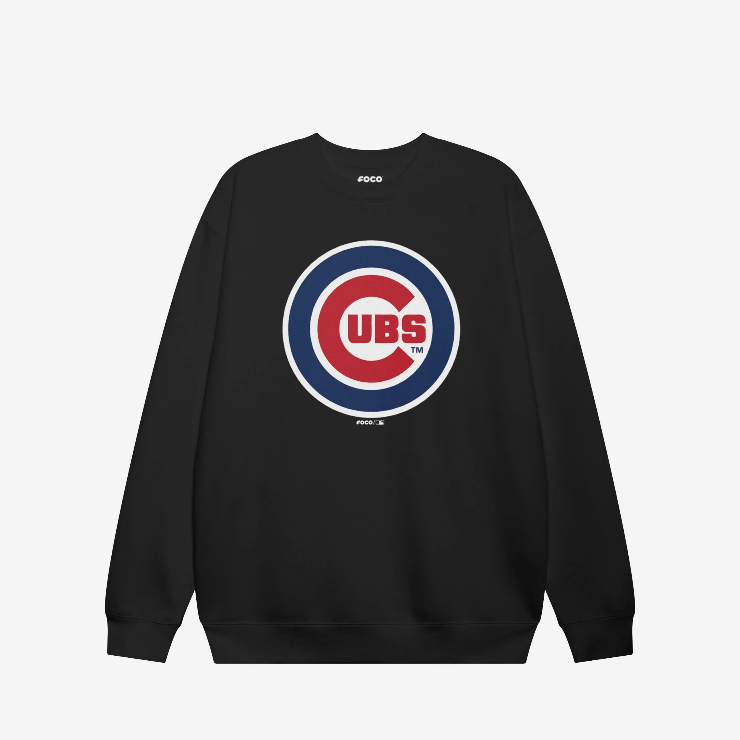 Chicago Cubs Primary Logo Crew Neck Sweatshirt - Image 5