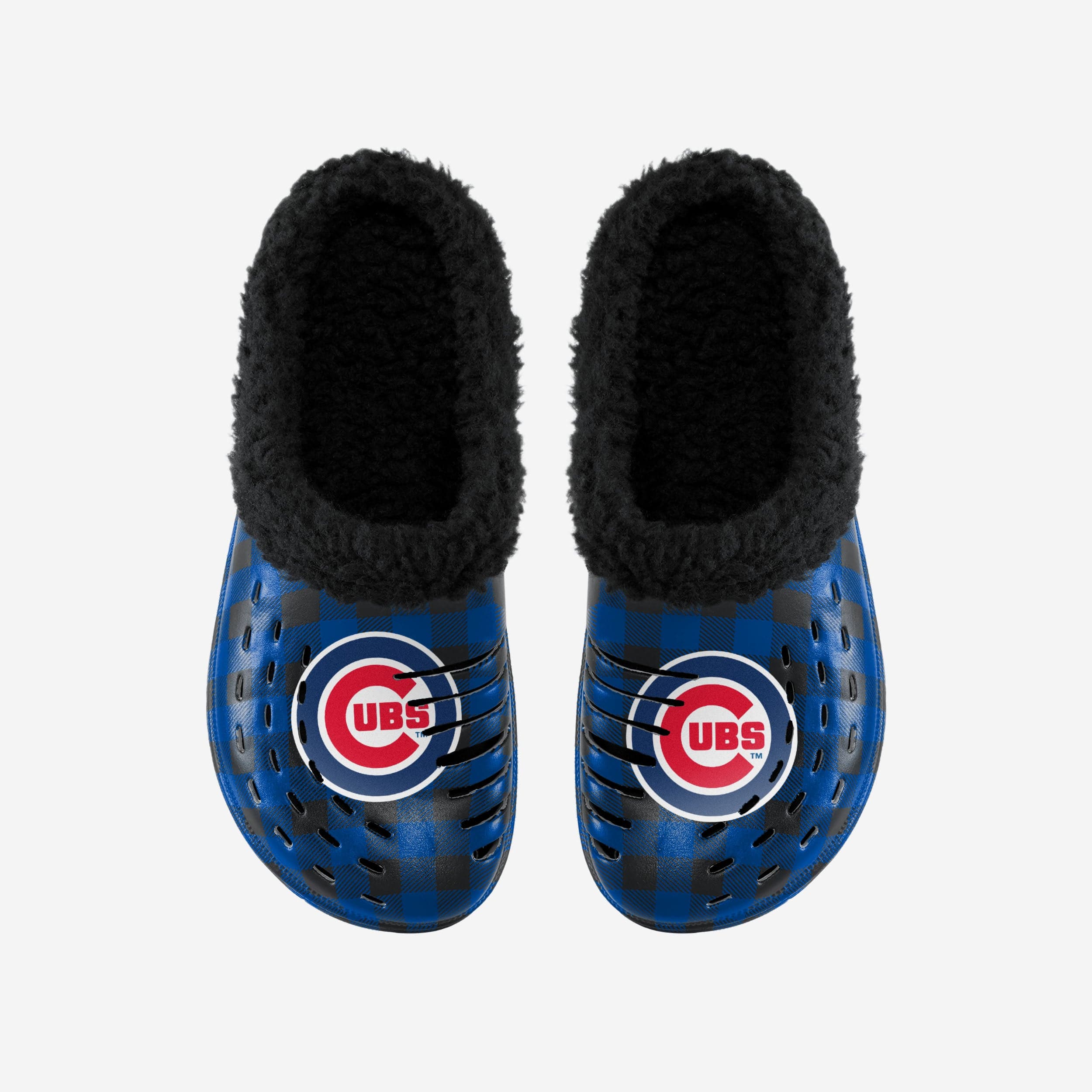 Chicago Cubs Sherpa Lined Buffalo Check Clog - Image 4