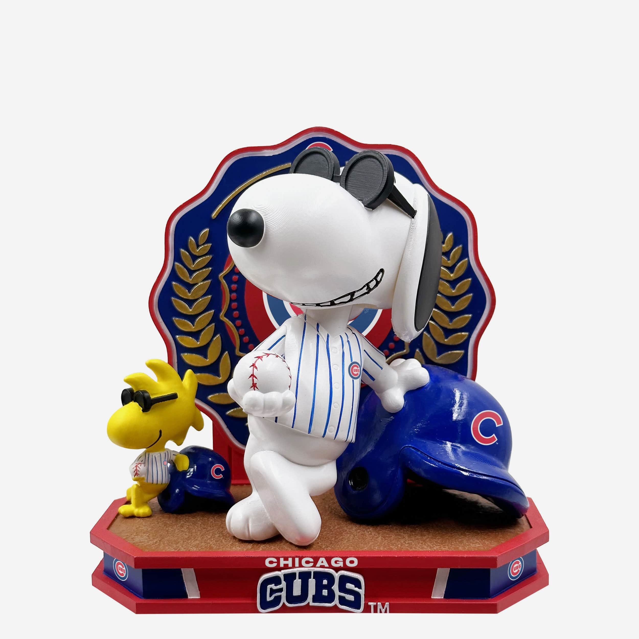 Chicago Cubs Snoopy & Woodstock Joe Cool Peanuts Dual Bobblehead