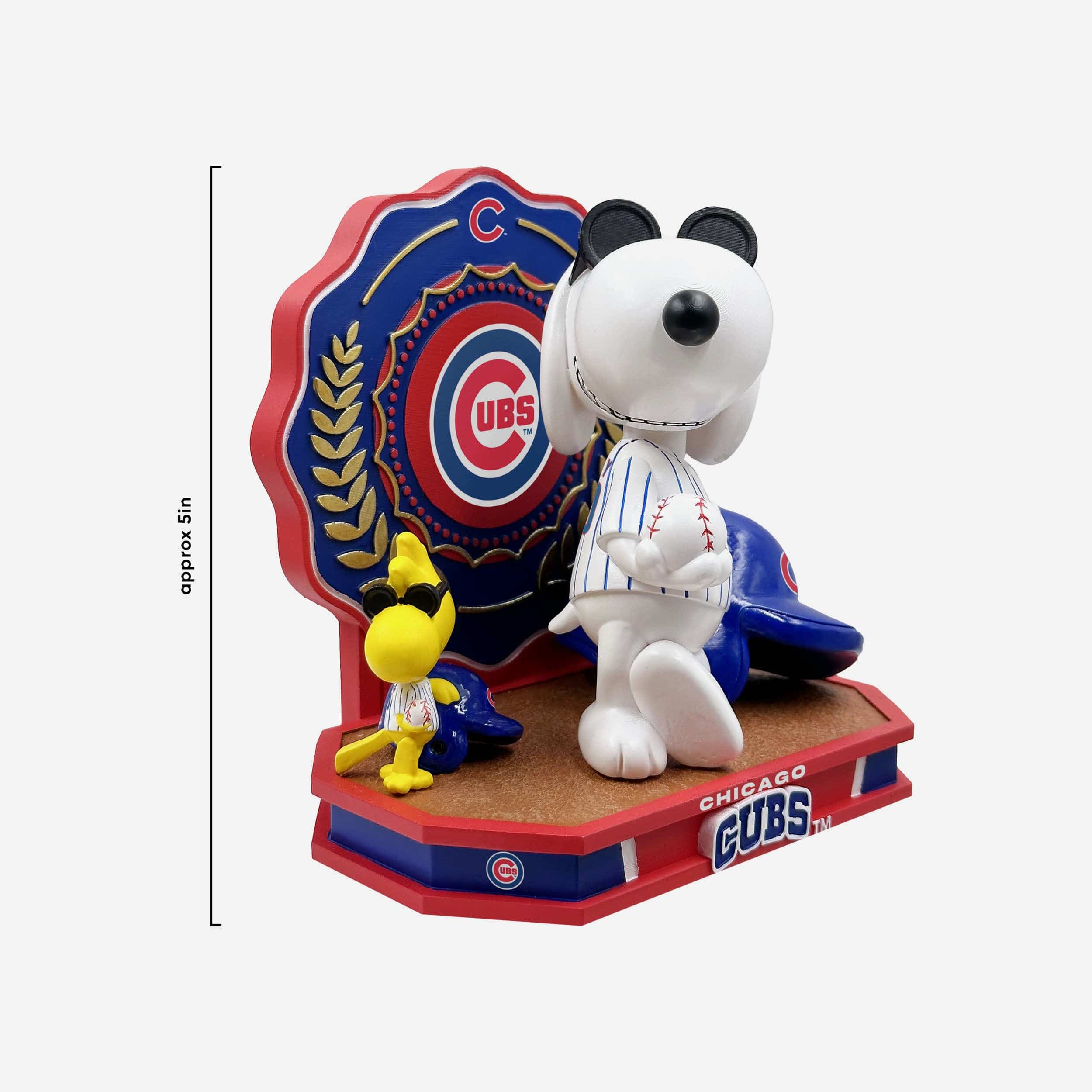Chicago Cubs Snoopy & Woodstock Joe Cool Peanuts Dual Bobblehead - Image 4