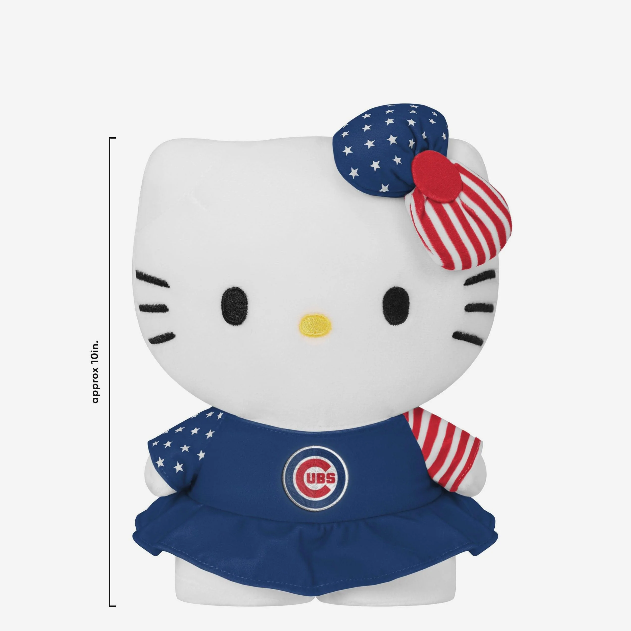 Chicago Cubs USA Bow Hello Kitty® Americana Plush - Image 2