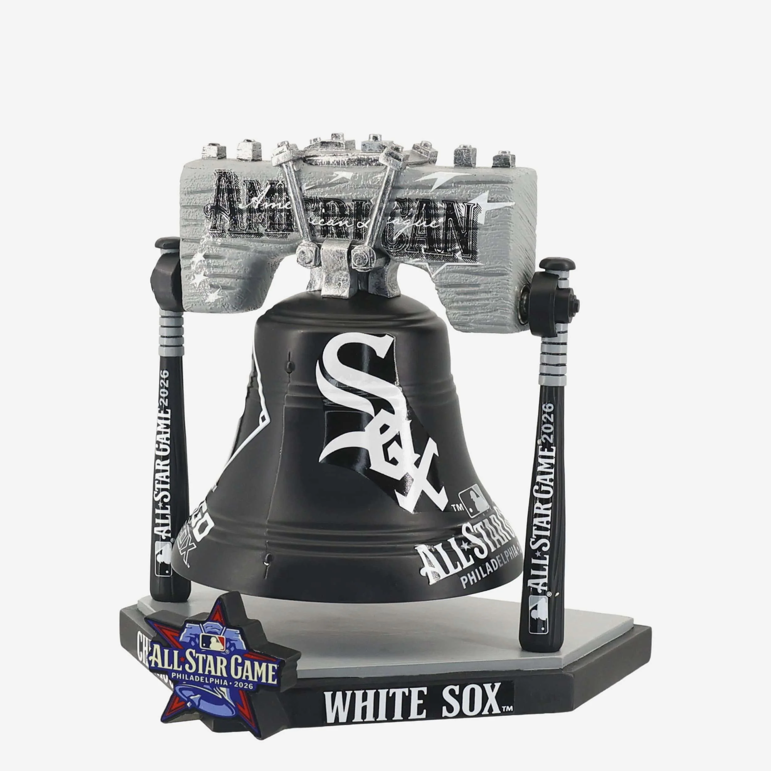 Chicago White Sox 2026 MLB All Star Liberty Bell Figurine - Image 3