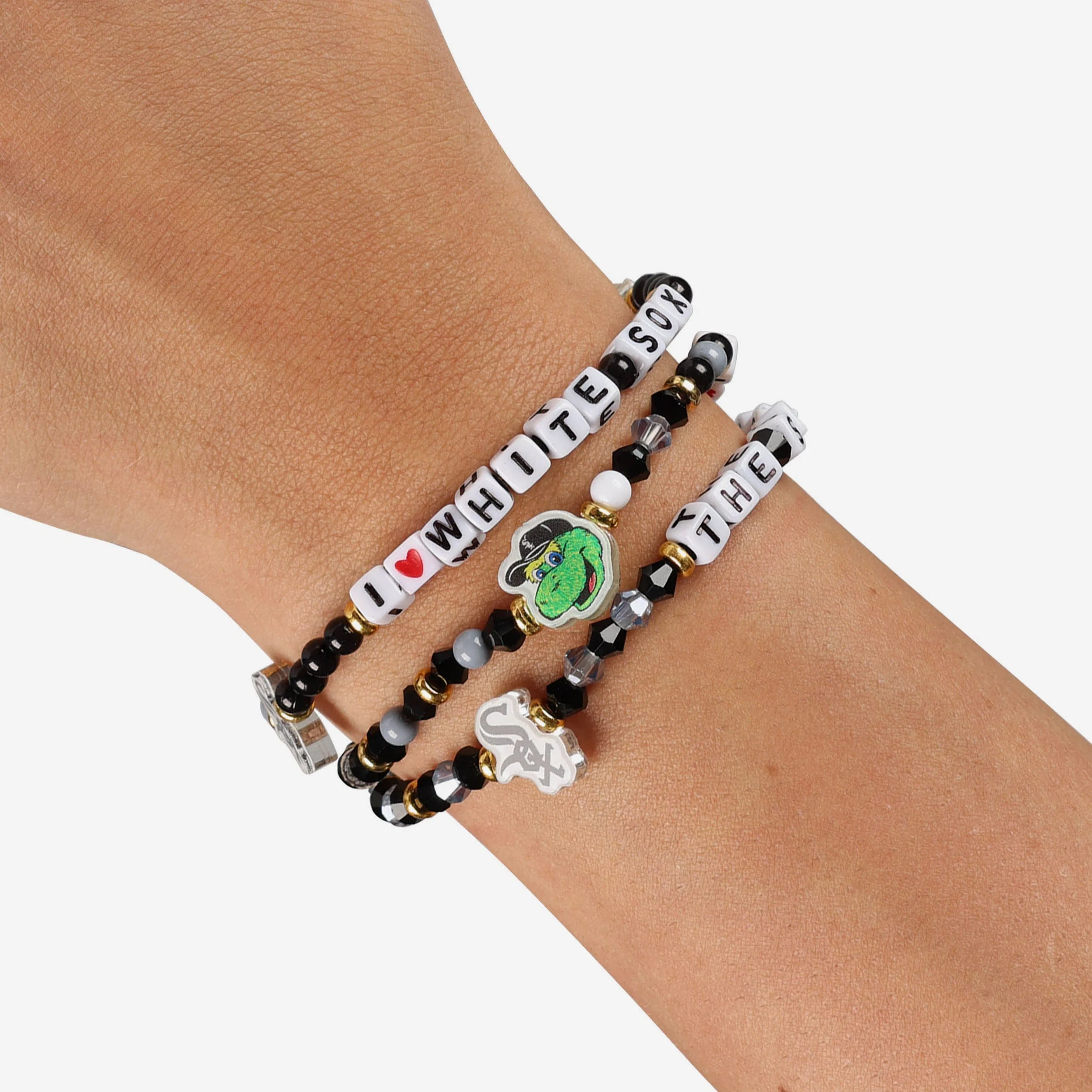Chicago White Sox 3 Pack Friendship Bracelet - Image 4