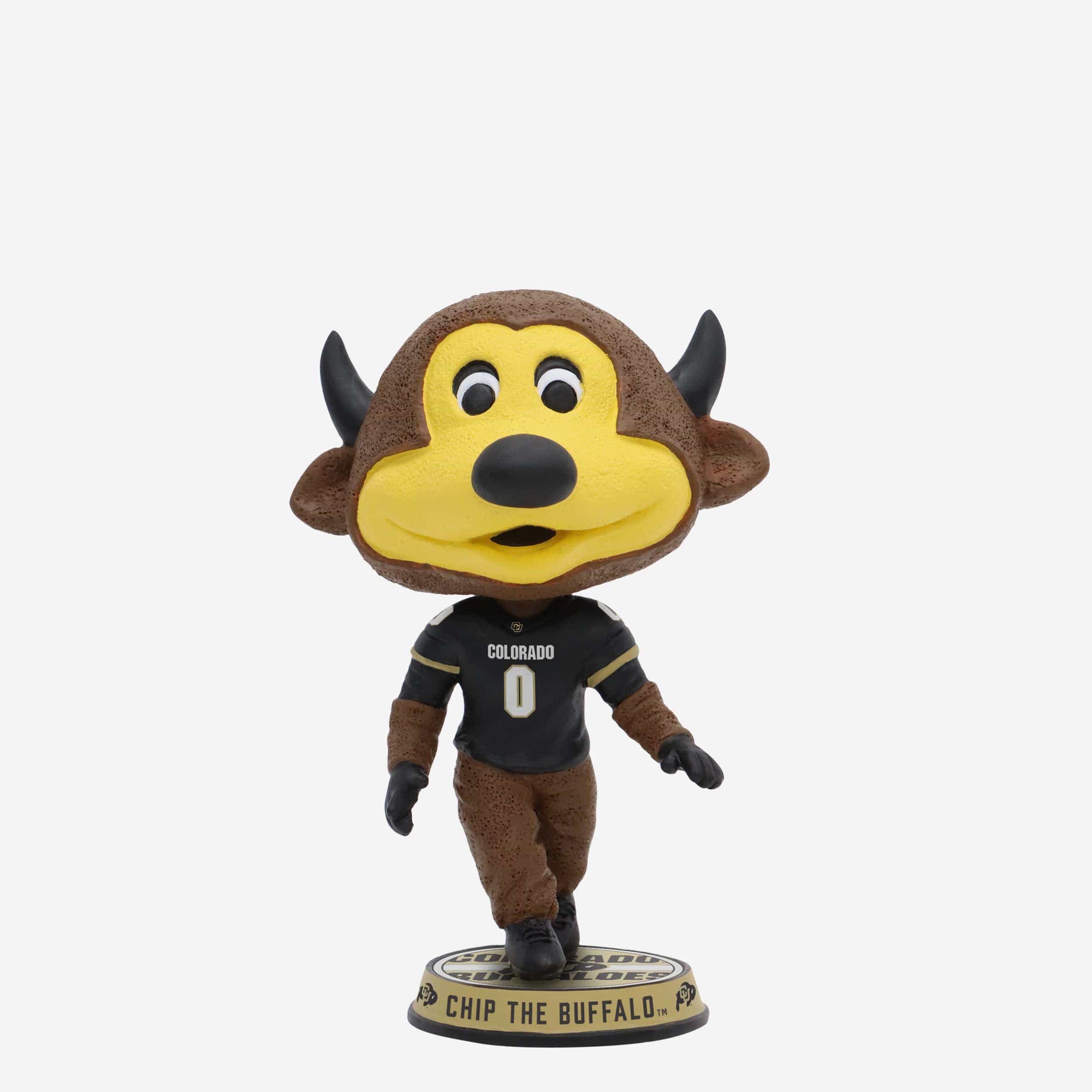 Chip the Buffalo Colorado Buffaloes Mascot Mini Bighead Bobblehead