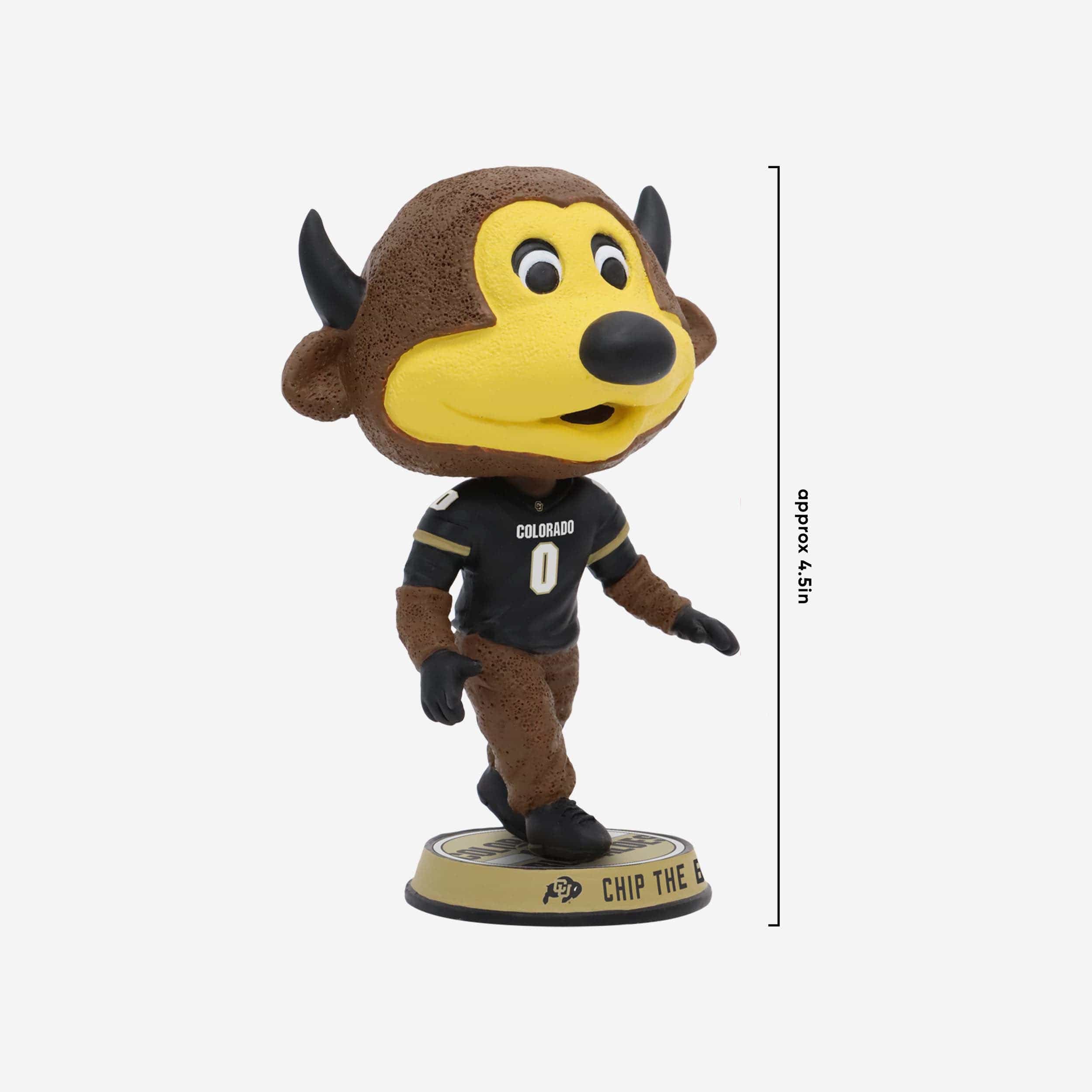 Chip the Buffalo Colorado Buffaloes Mascot Mini Bighead Bobblehead - Image 5