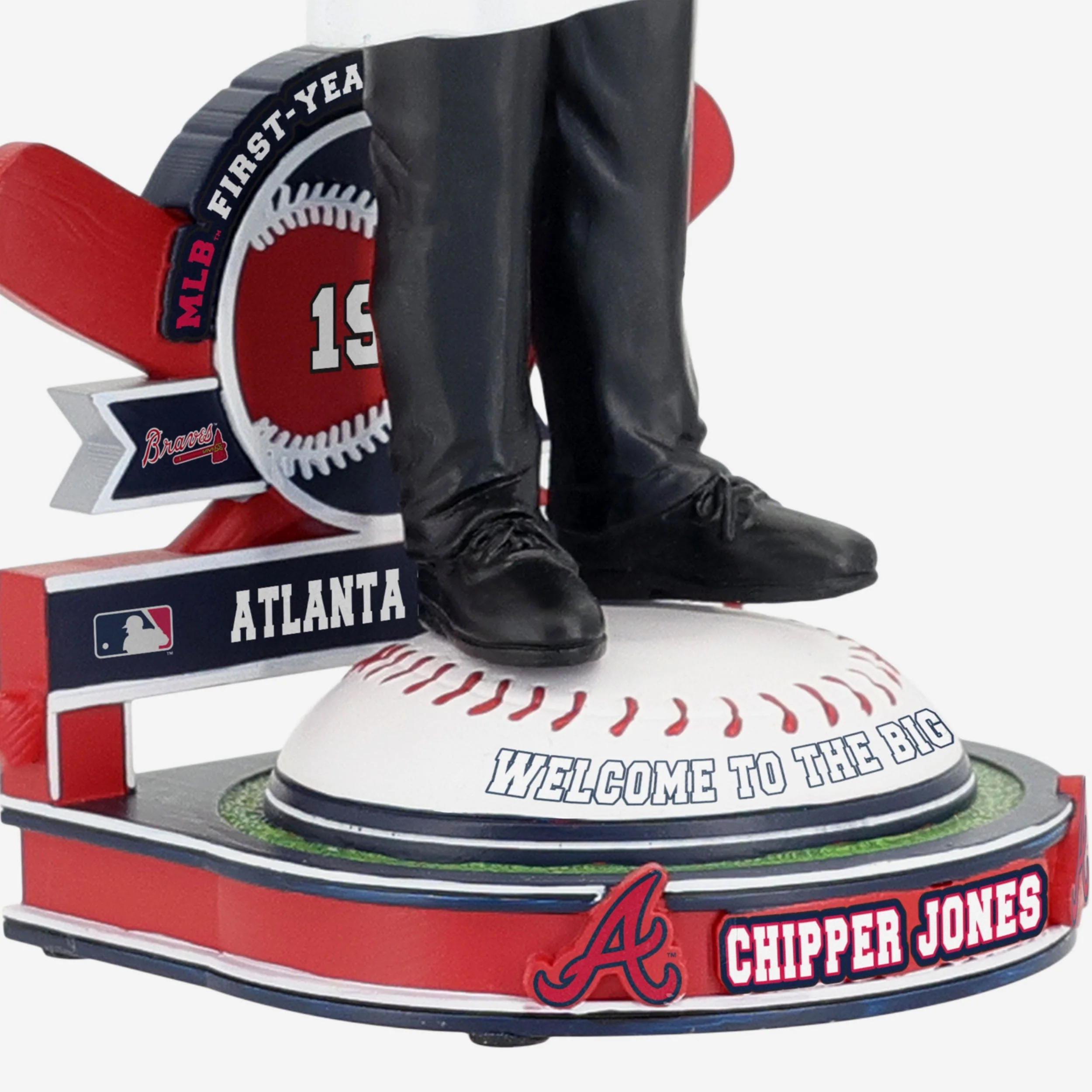 Chipper Jones Atlanta Braves 1990 Draft Pick Bobblehead - Image 3