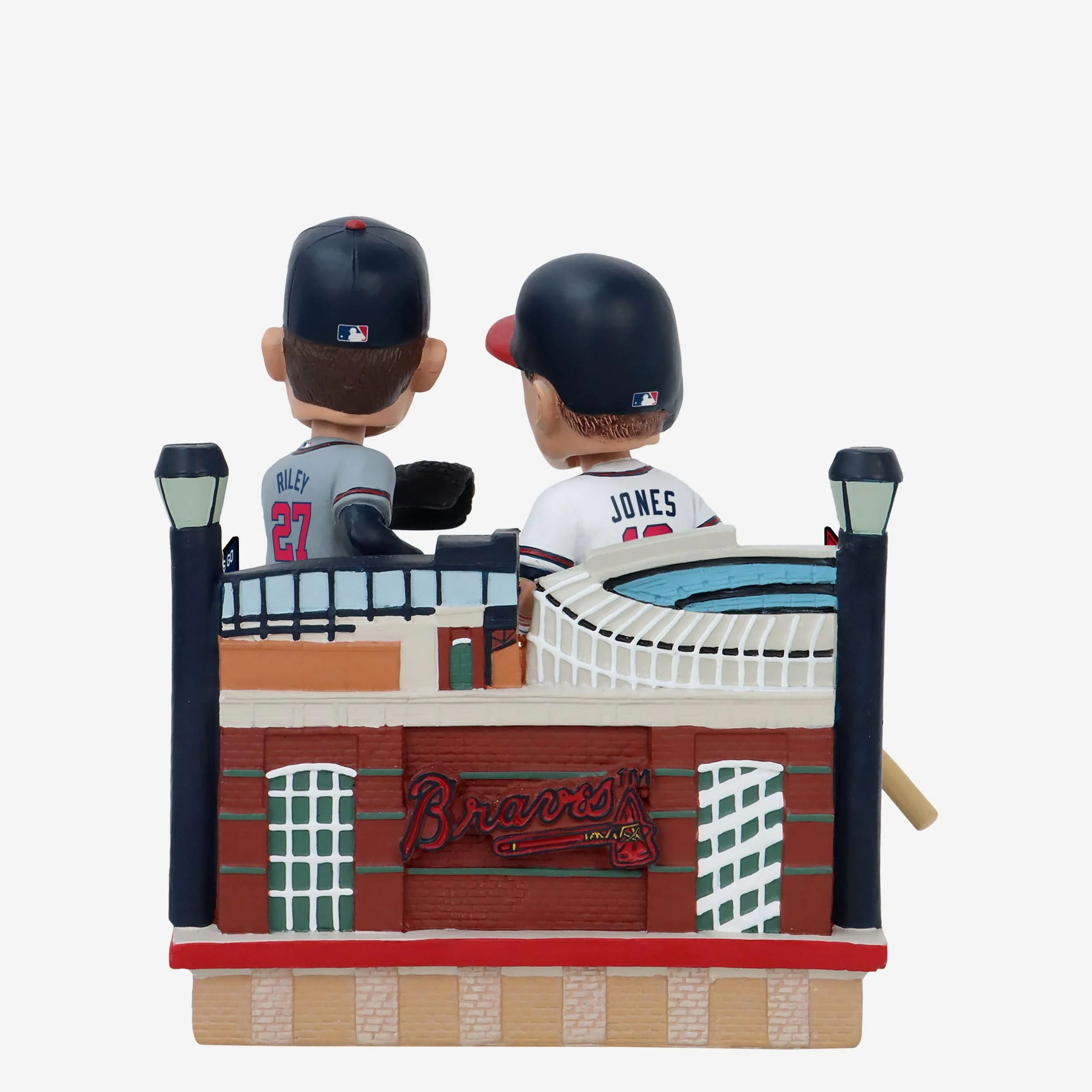 Chipper Jones & Austin Riley Atlanta Braves Then and Now Bobblehead - Image 6