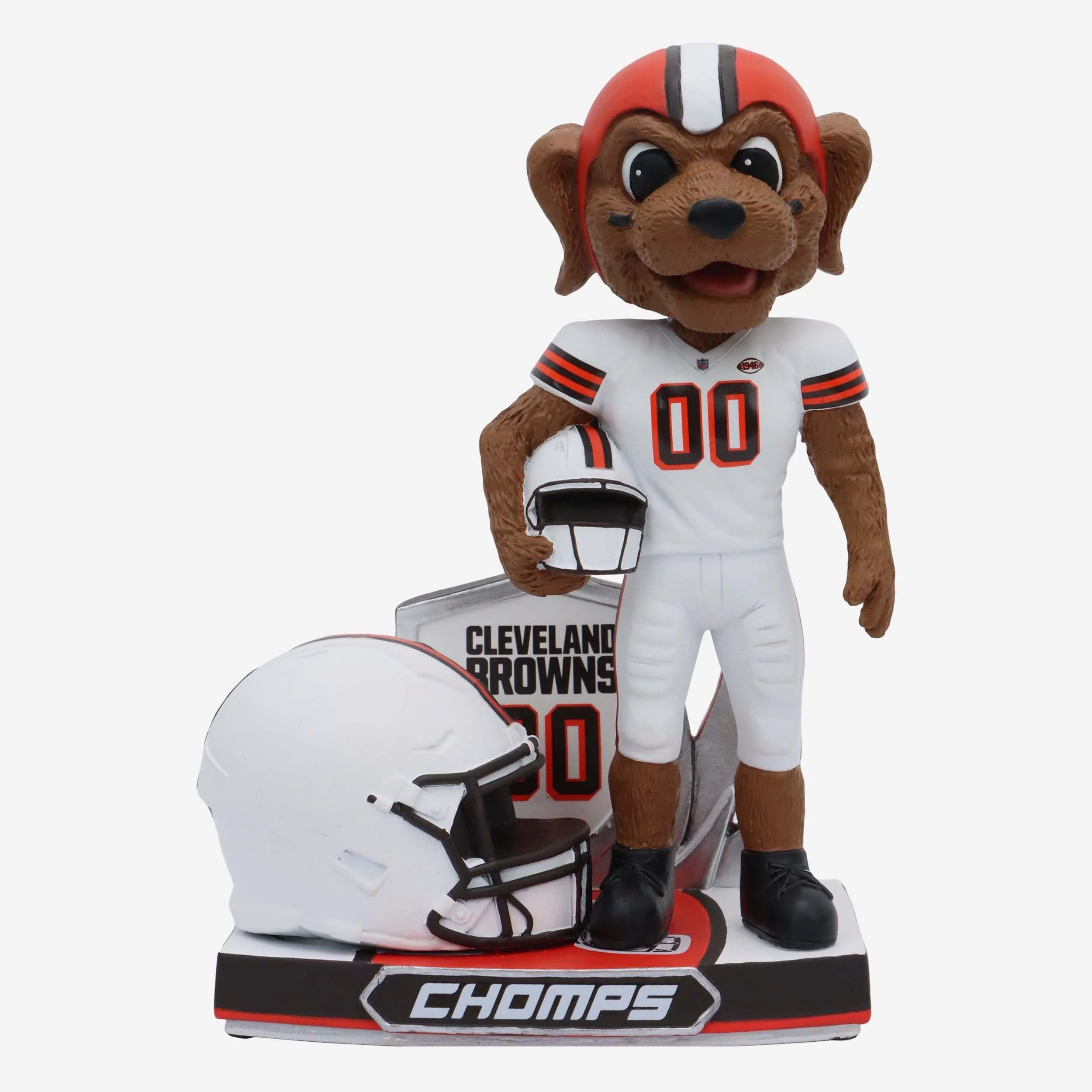 Chomps Cleveland Browns 2023 Alternate Helmet Mascot Bobblehead