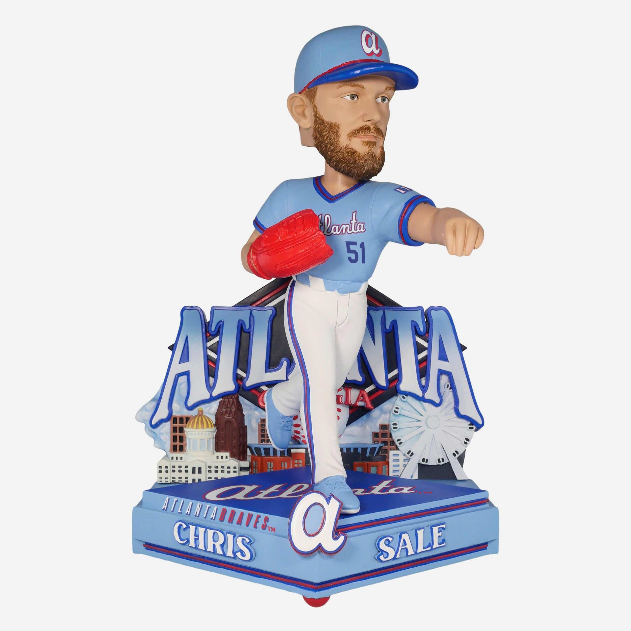 Chris Sale Atlanta Braves 2026 City Connect Jersey Bobblehead