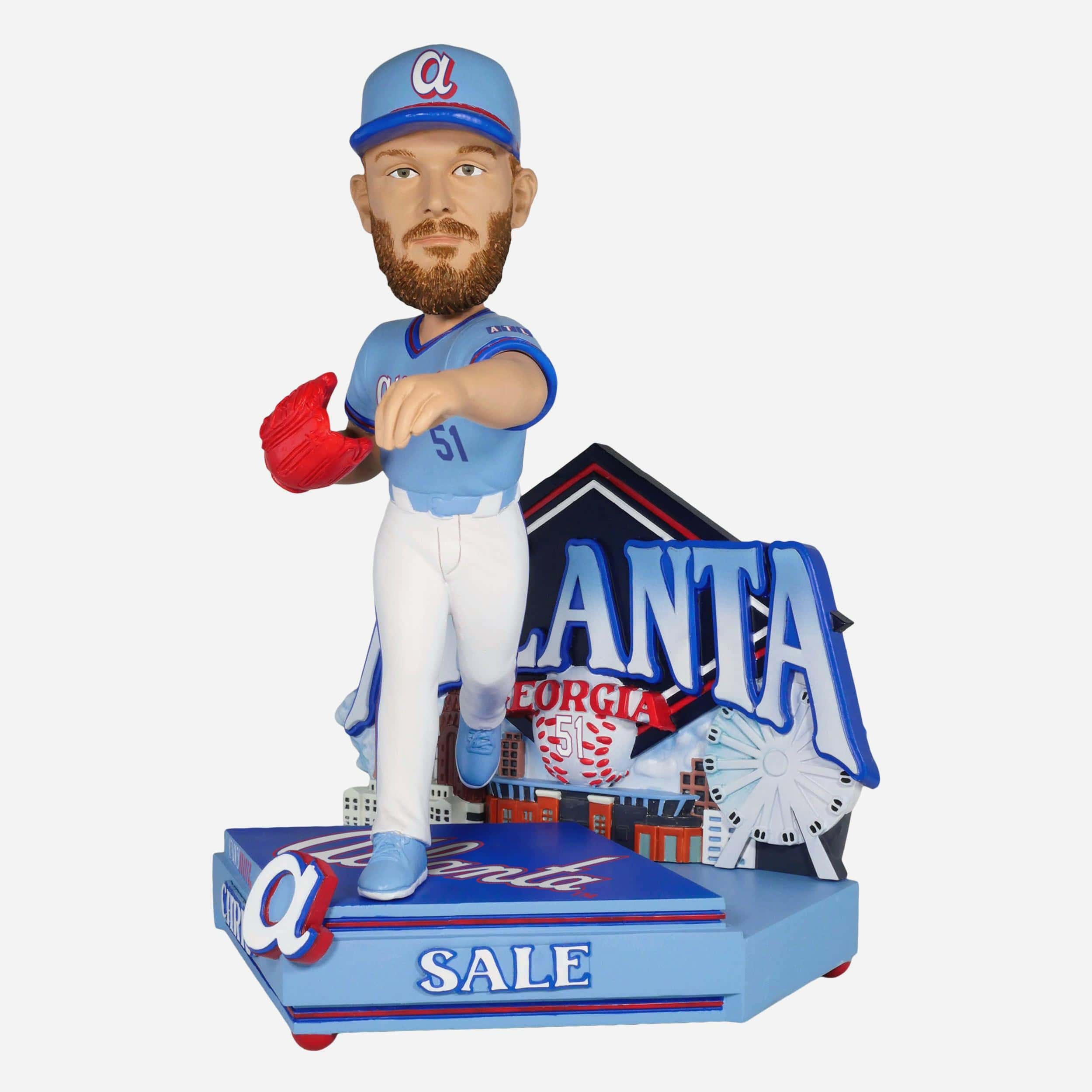 Chris Sale Atlanta Braves 2026 City Connect Jersey Bobblehead - Image 4