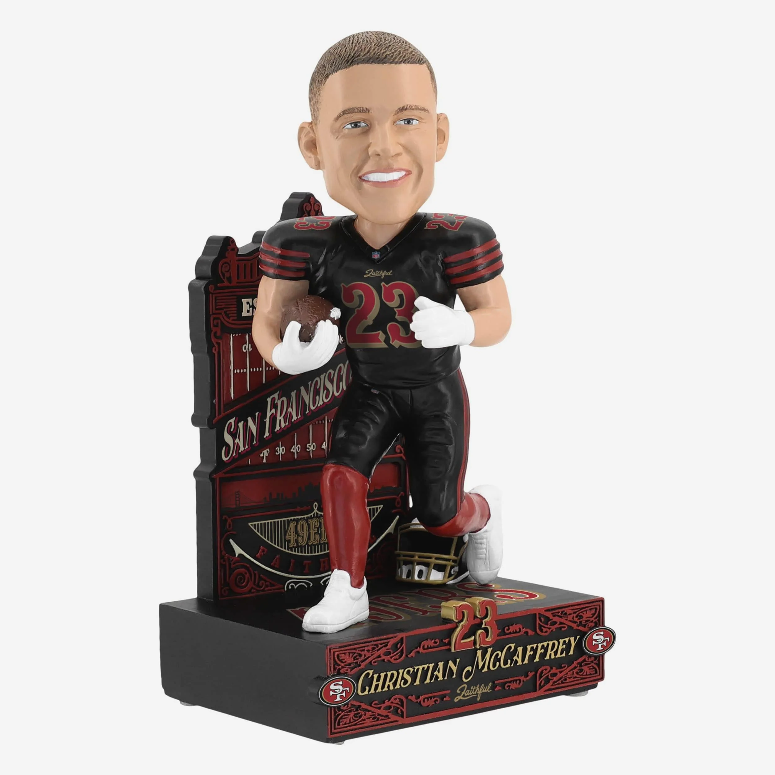 Christian McCaffrey San Francisco 49ers 2025 Week 18 Rivalries Bobblehead - Image 4