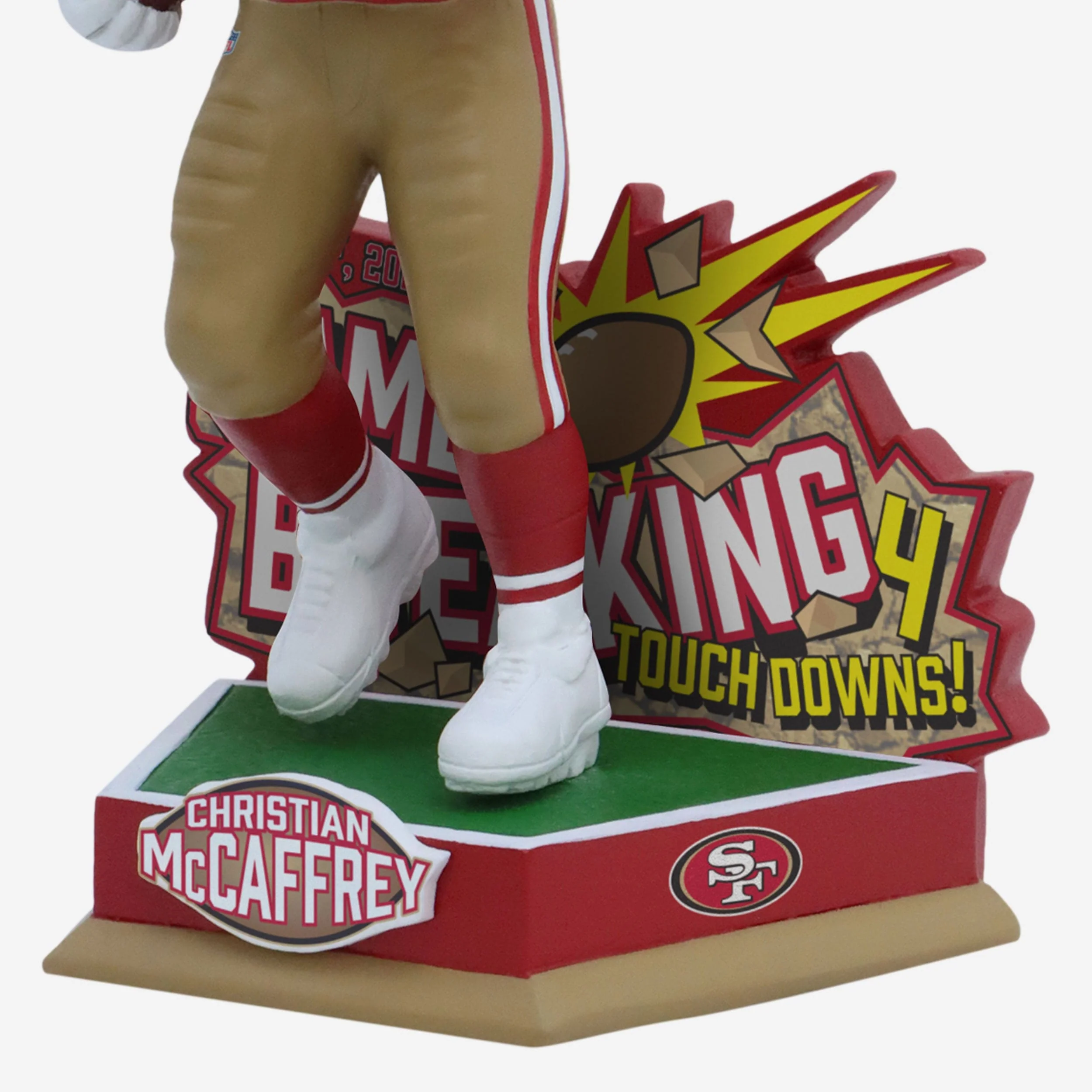 Christian McCaffrey San Francisco 49ers Gamebreaker Bobblehead - Image 3