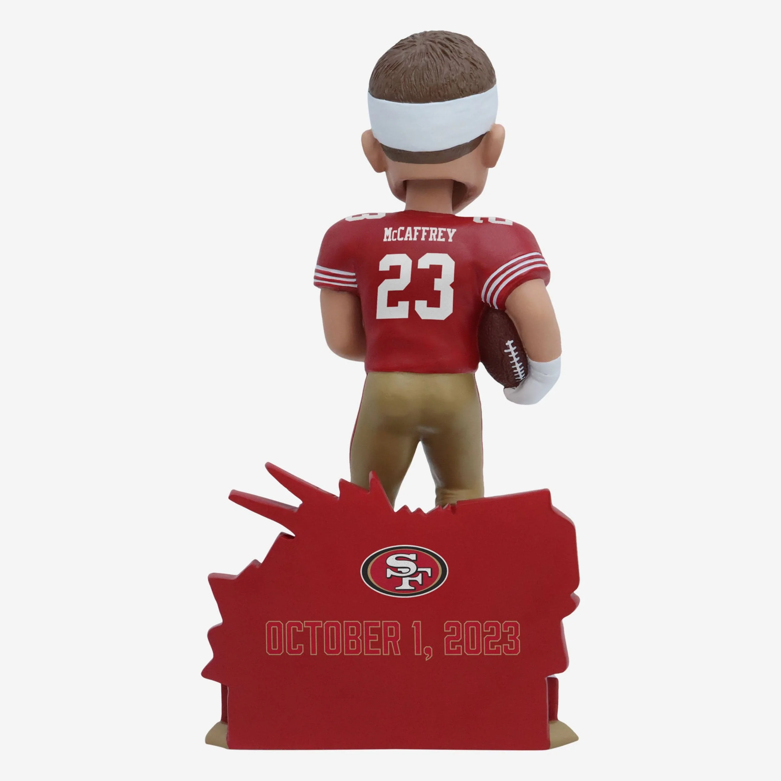 Christian McCaffrey San Francisco 49ers Gamebreaker Bobblehead - Image 5