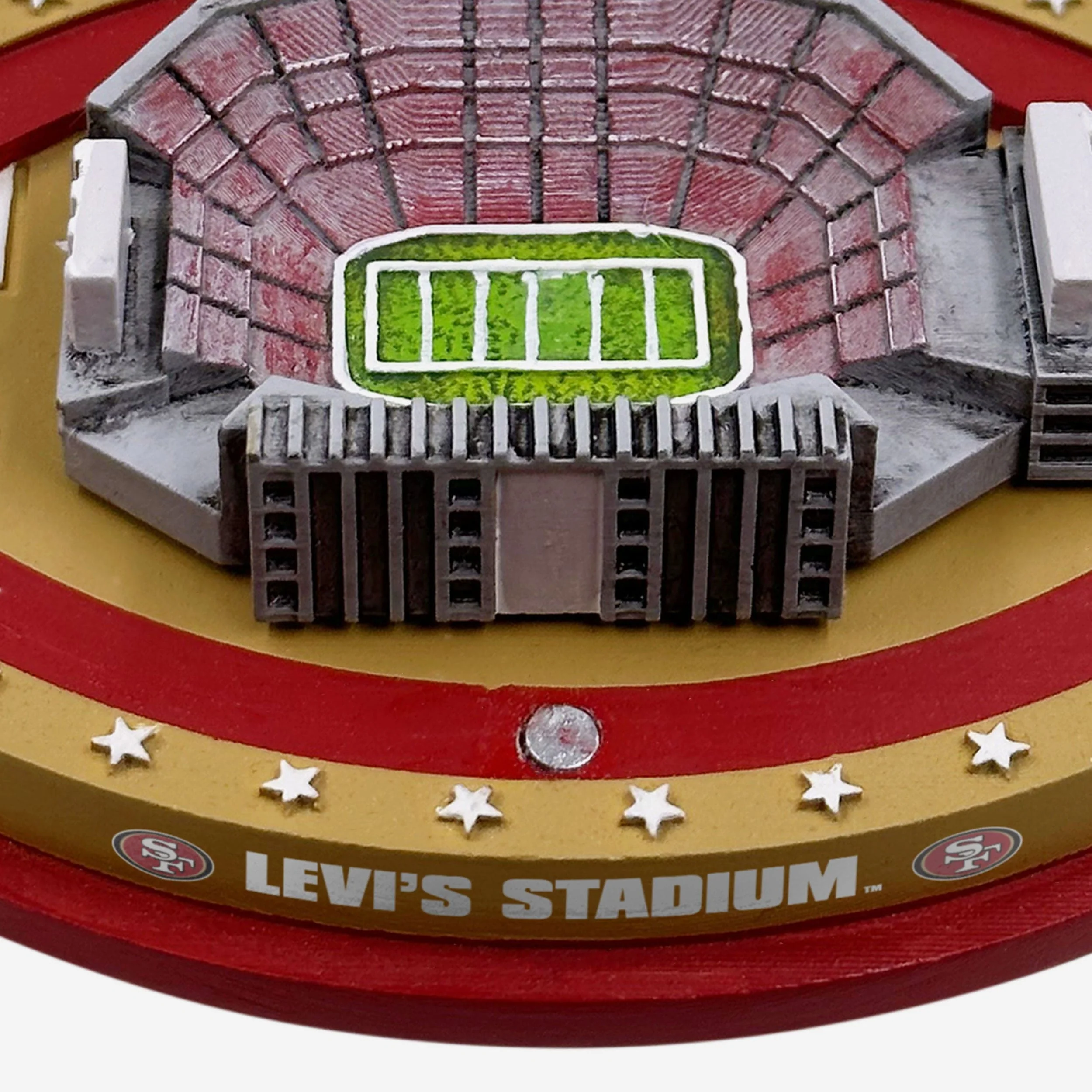 Christian McCaffrey San Francisco 49ers Magnetic Stadium Base Bobblehead - Image 4