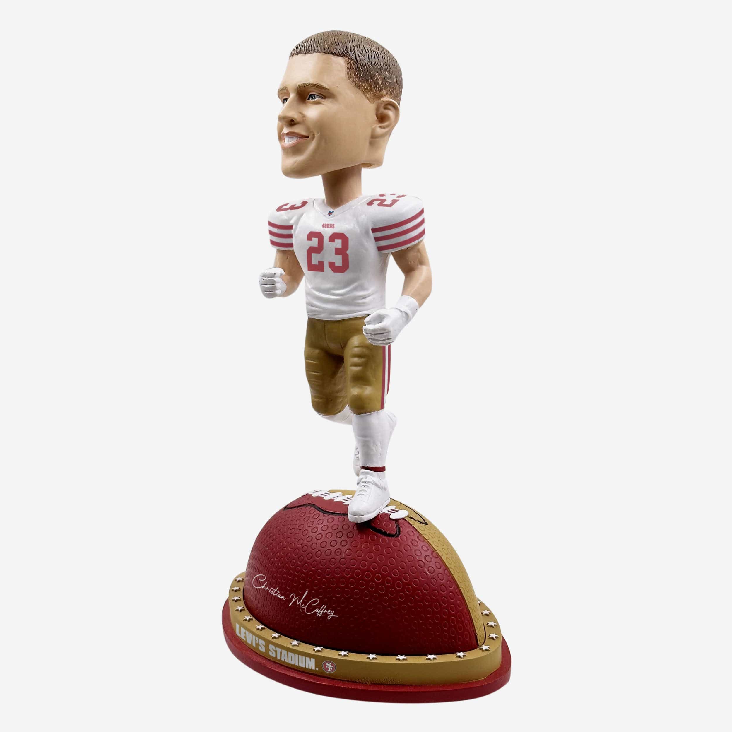 Christian McCaffrey San Francisco 49ers Magnetic Stadium Base Bobblehead - Image 5