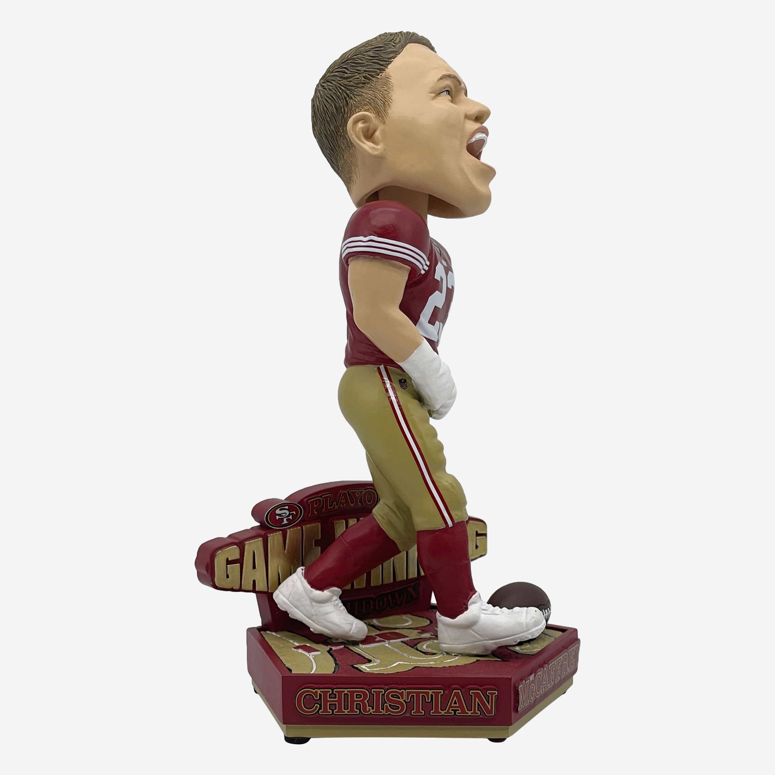 Christian McCaffrey San Francisco 49ers Playoff Game Winning Touchdown Bobblehead - Image 4