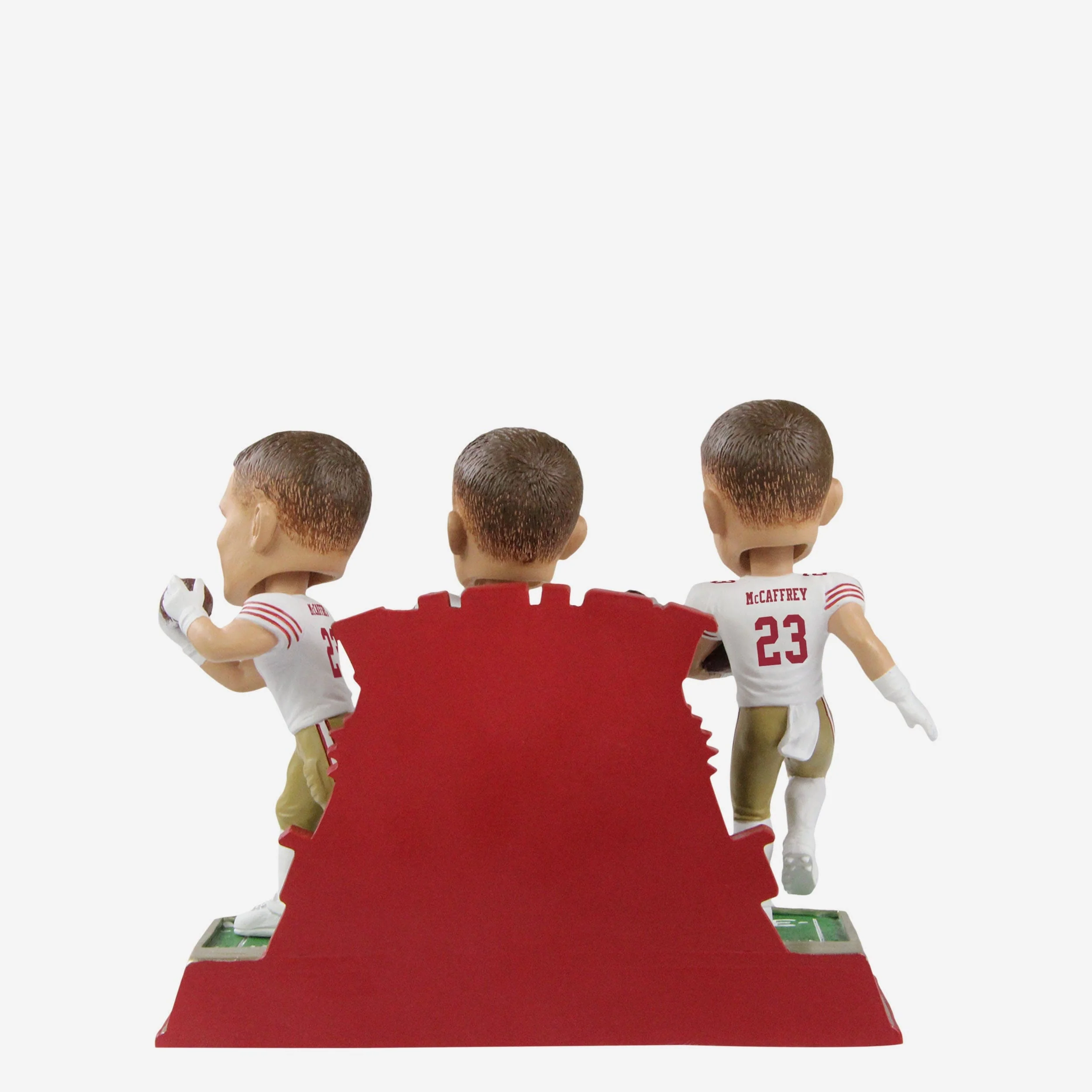 Christian McCaffrey San Francisco 49ers Triple Threat Bobblehead - Image 5