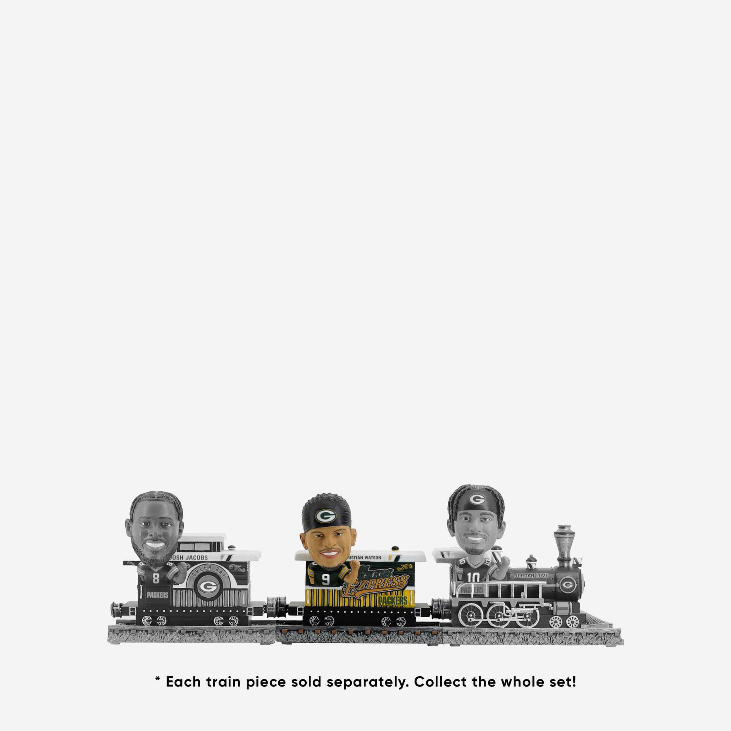 Christian Watson Green Bay Packers Express Train Bobblehead - Image 6